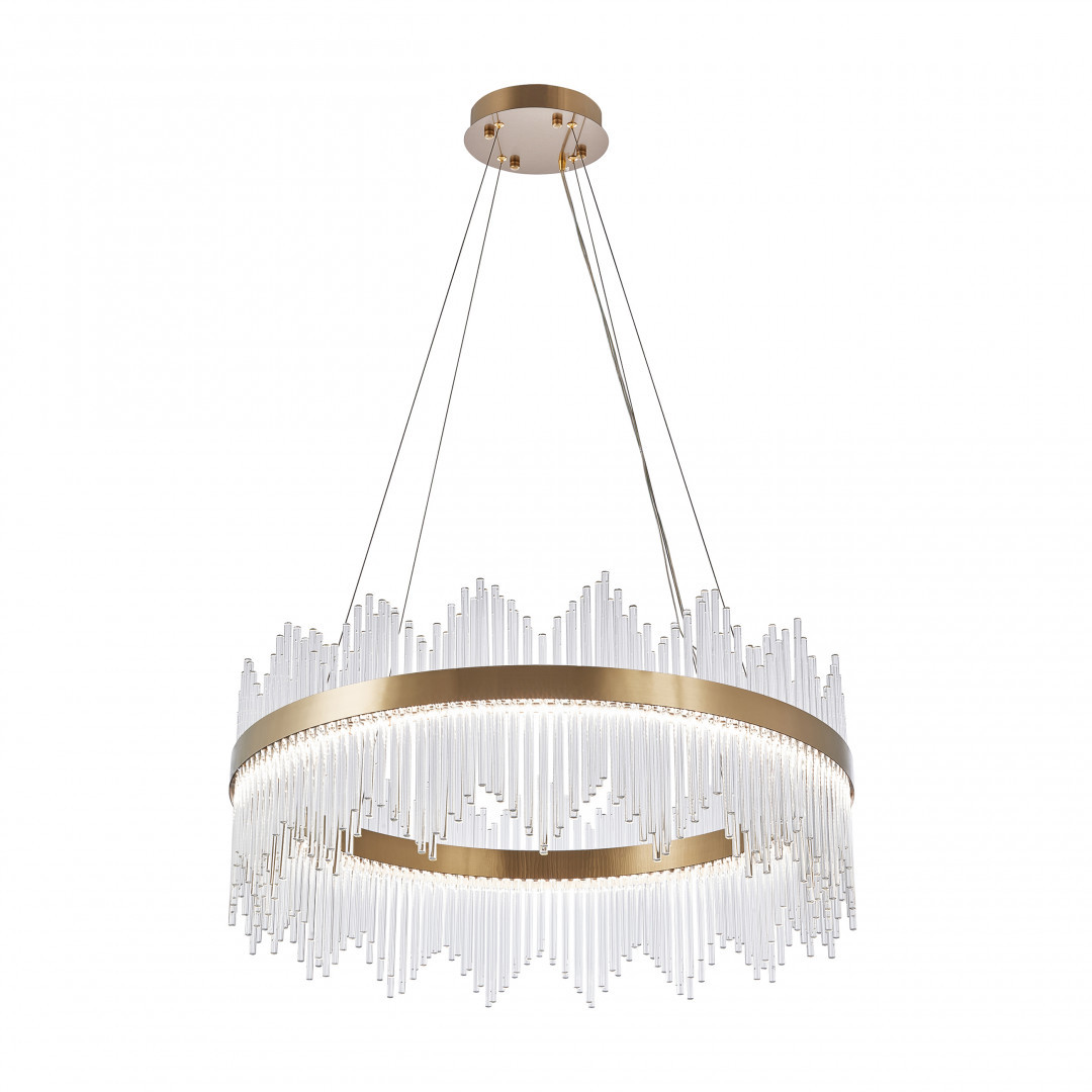 Изображение товара Светильник подвесной светодиодный Arte Milano Am-venezia 311033/d800 bs 33 м² нейтральный белый свет цвет латунь