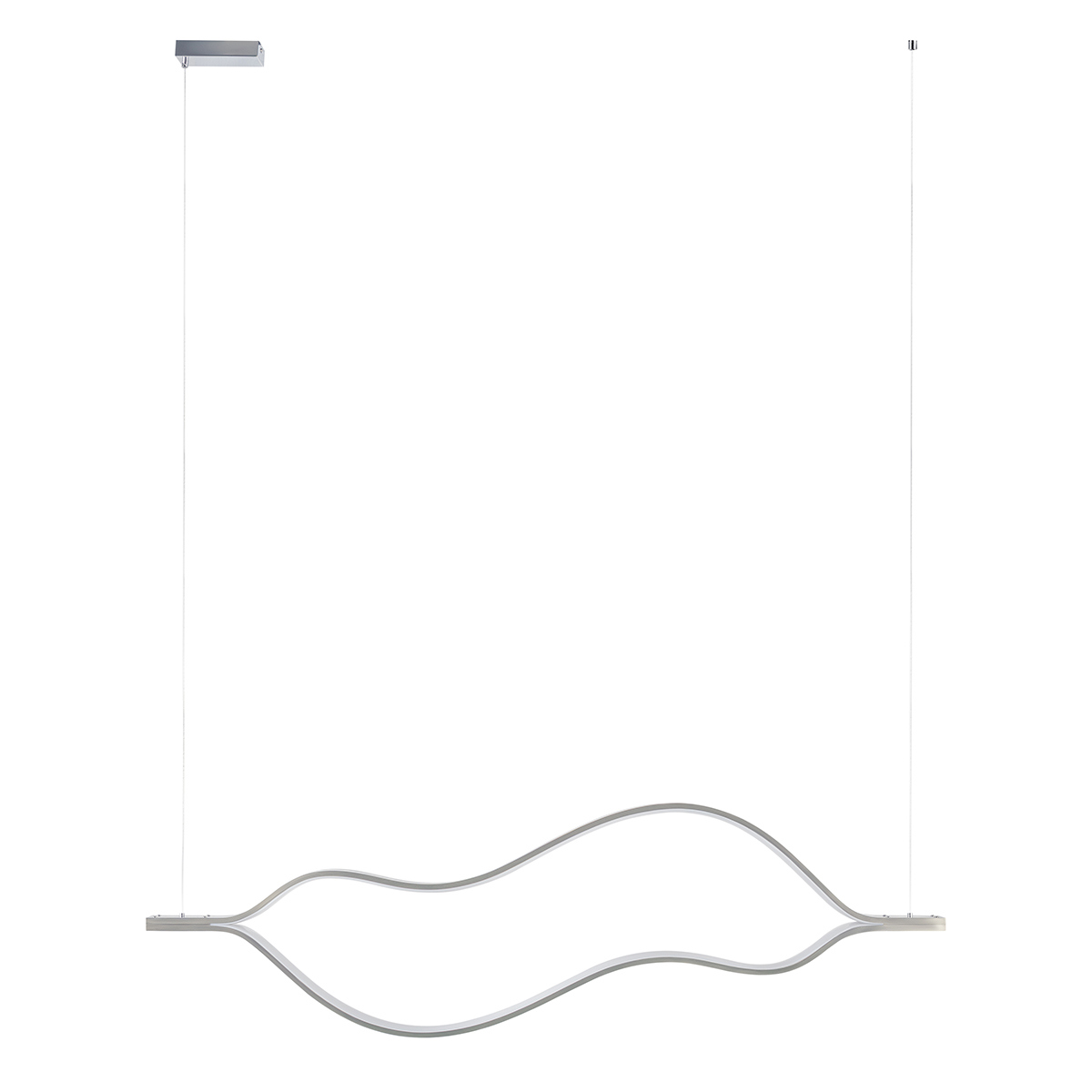 Изображение товара Светильник подвесной светодиодный Loft It Tape light Lf_10403_1400_sn 14 м² теплый белый свет цвет серебро