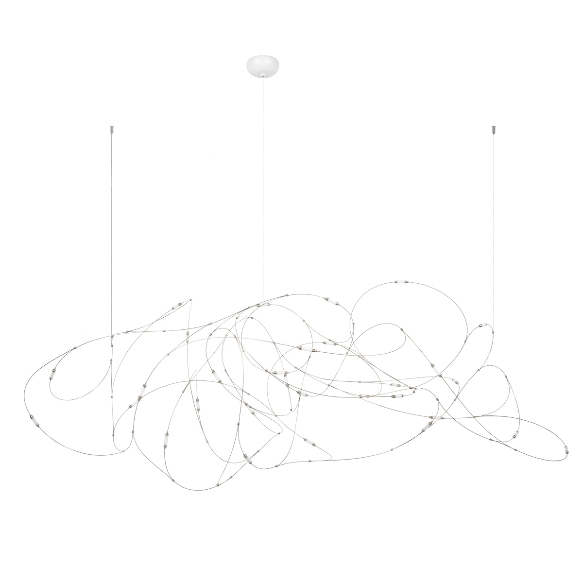 Изображение товара Подвесной светодиодный светильник Loft It Flock of Light Lf_10309_31_cr 5 м² Теплый белый свет