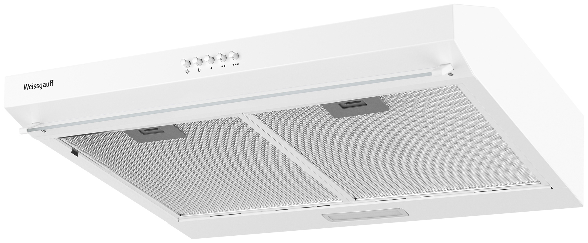 Изображение товара Вытяжка Weissgauff Cover 600 White 60 см — 600 м³/ч, 3 скорости, белый дизайн