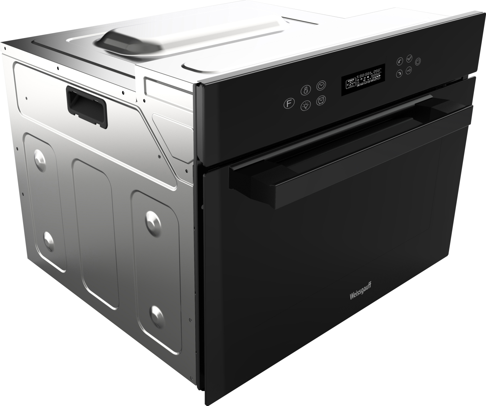 Изображение товара Встраиваемый духовой шкаф Weissgauff OE 459 SDB Black Edition 45л черный