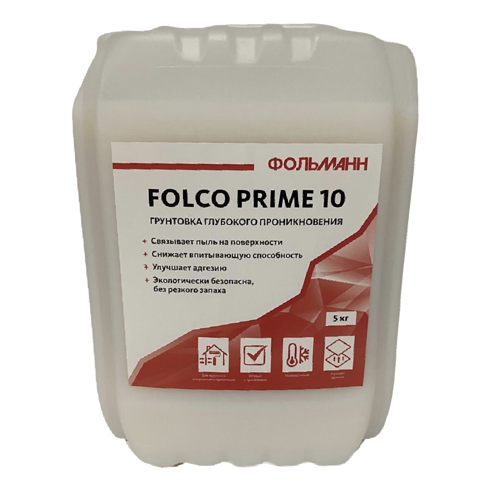 Изображение товара Грунтовка Фольманн Folco Prime 19001-002-555 10 5л