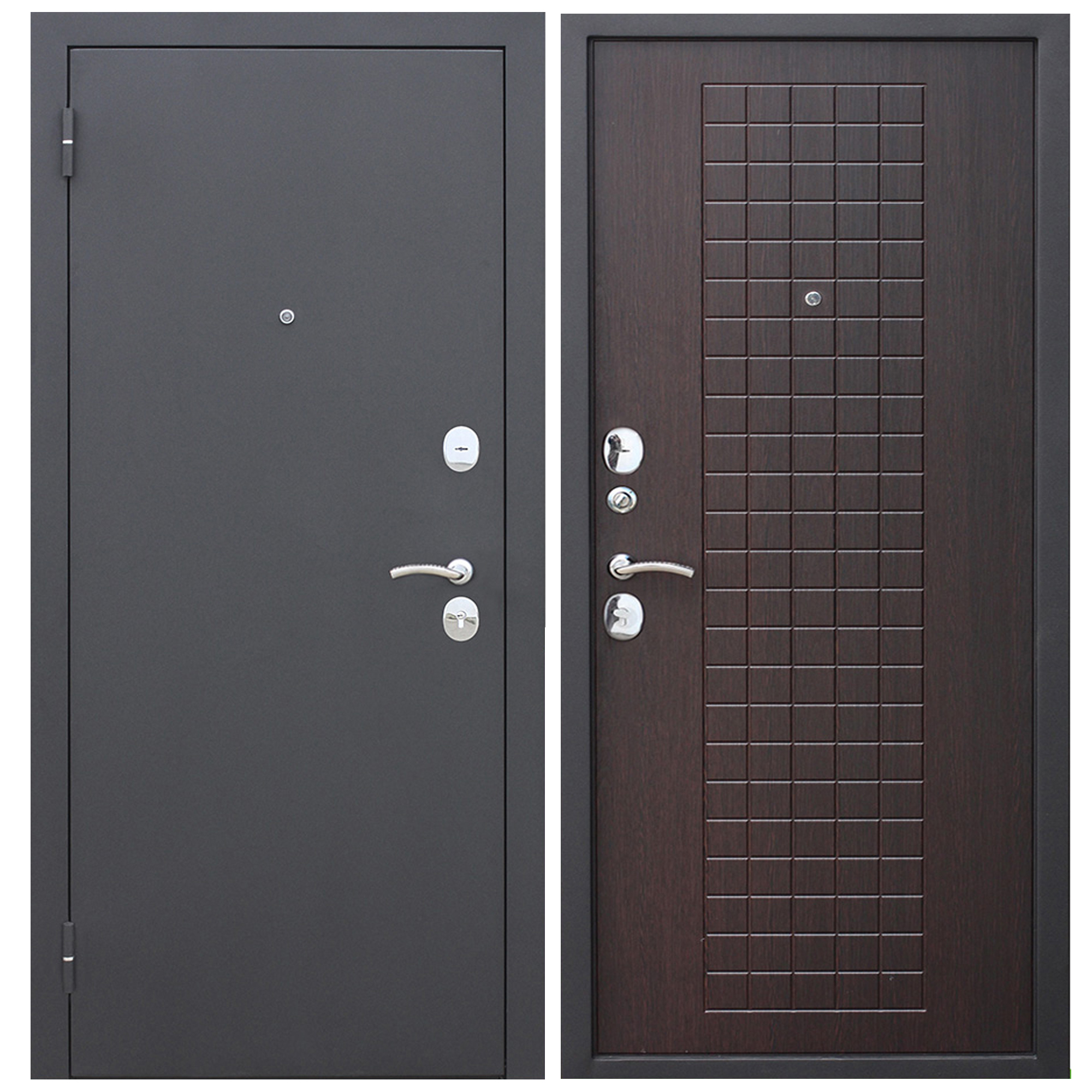 Изображение товара Входная дверь Foreman Ф-8 левый 205x86см цвет черный шолк/венге