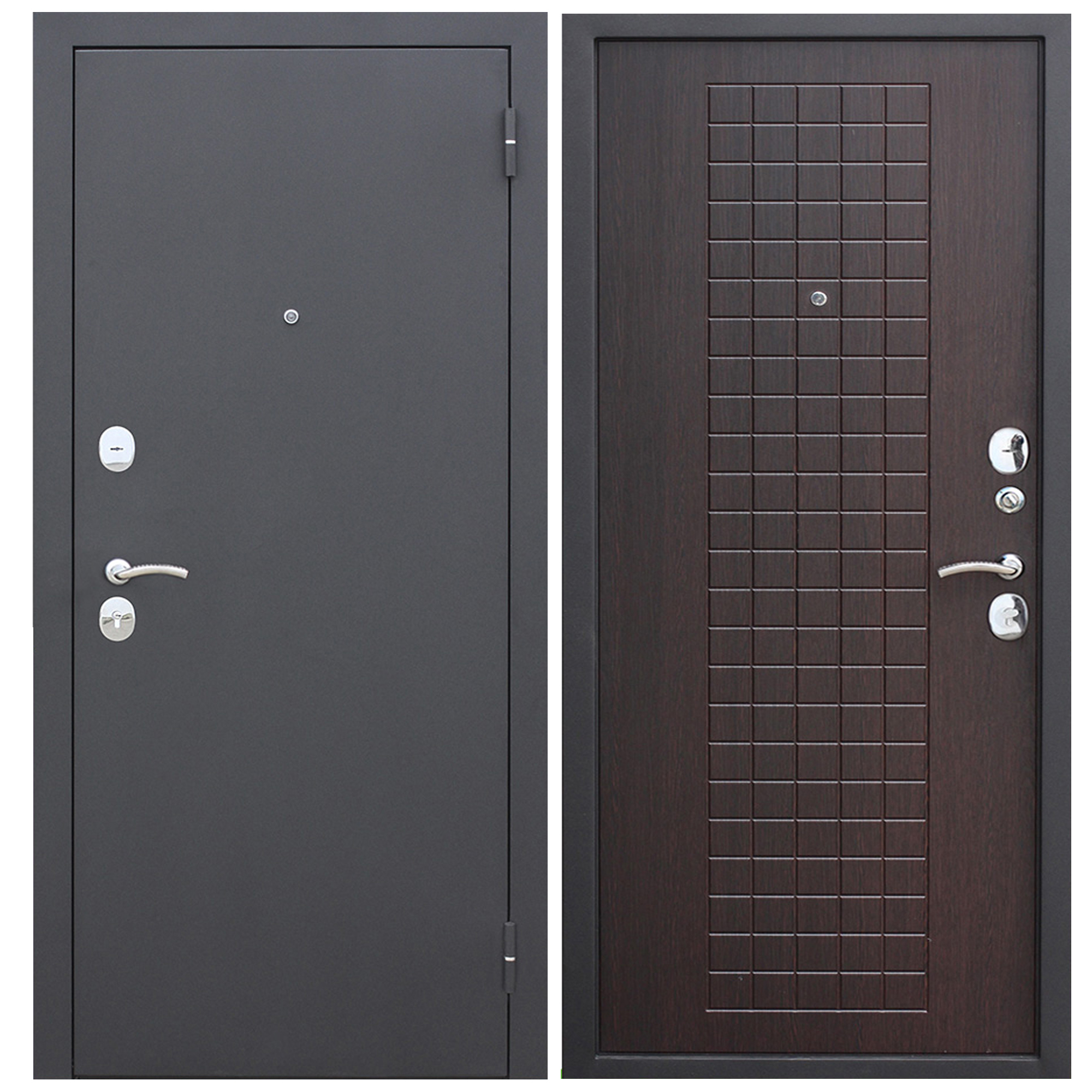 Изображение товара Входная дверь Foreman Ф-8 правый 205x96см цвет черный шолк/венге