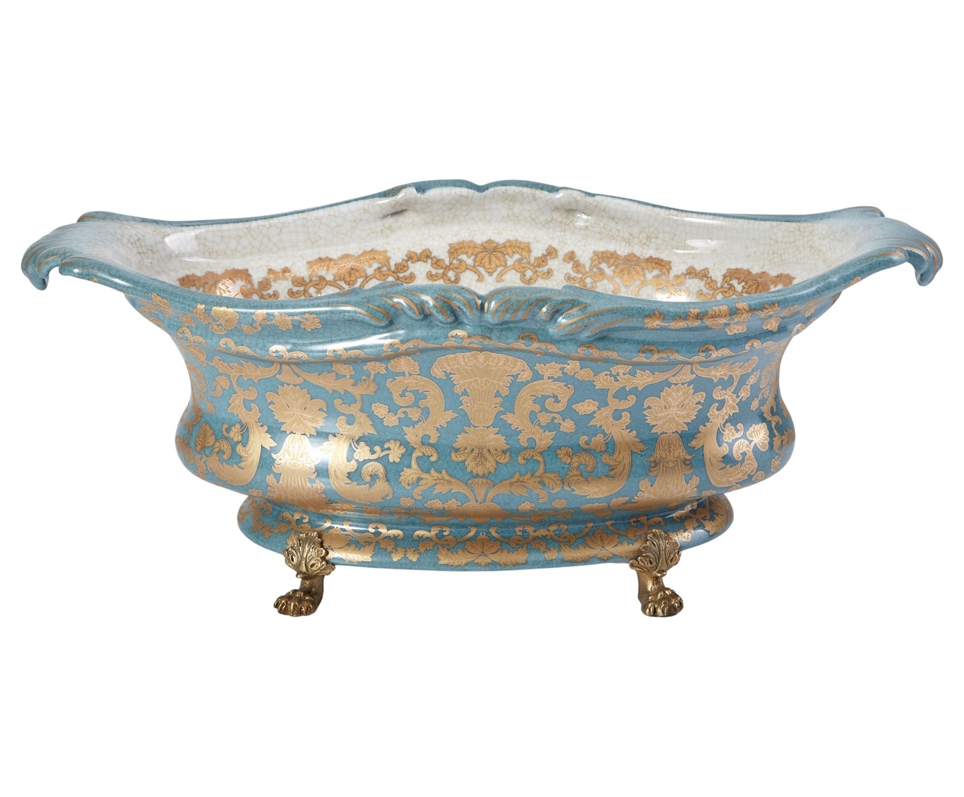 Изображение товара Гласар Декоративная чаша из фарфора с бронзой 31G2633