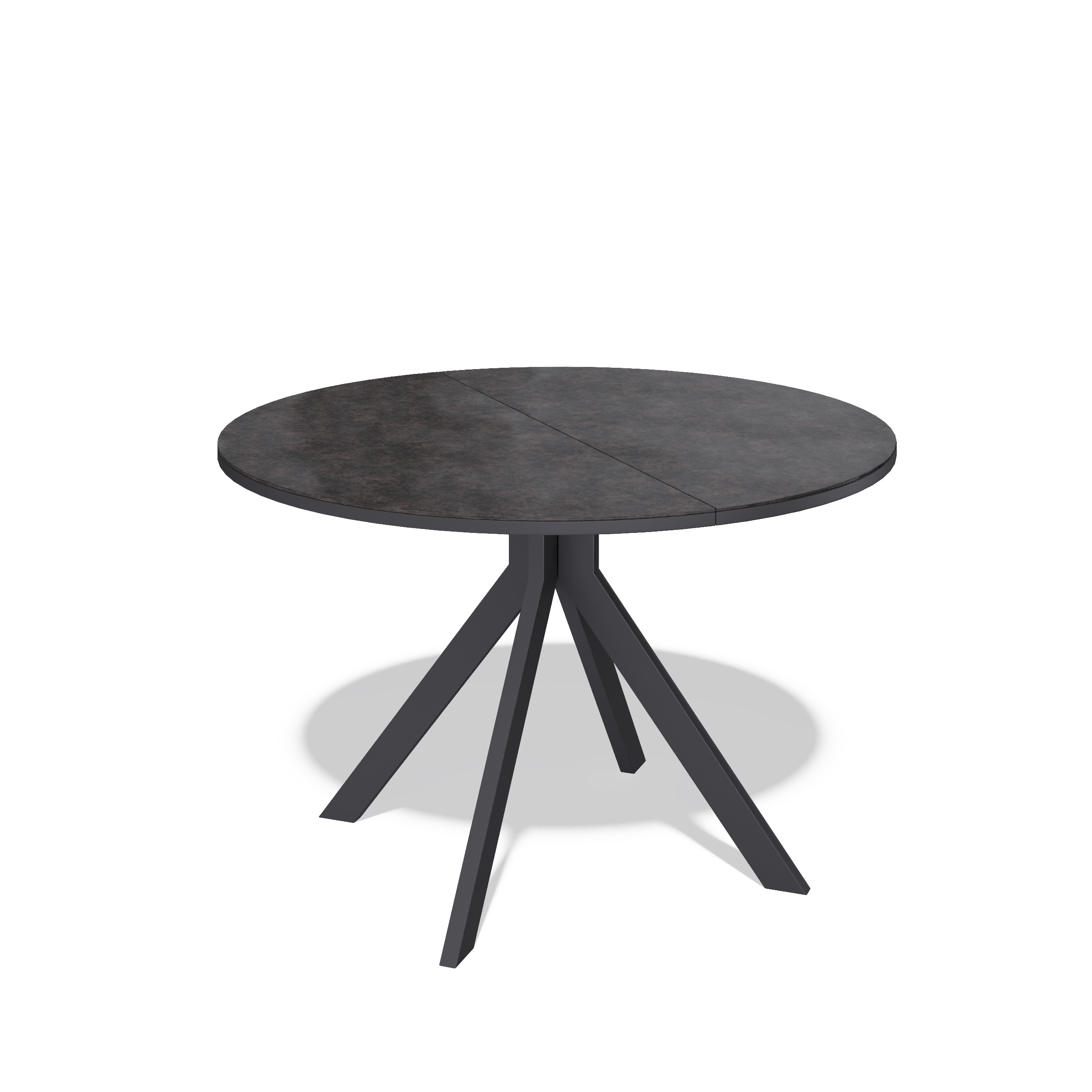 Изображение товара Стол круглый Kenner Ar 100x100 см Керамика цвет серый