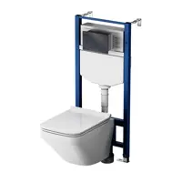 Изображение товара Комплект инсталляция и унитаз AM.PM Drive безободковый с каскадным смывом