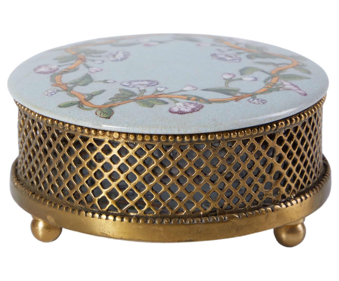 Изображение товара Шкатулка Гласар C959HC/HLD0372 фарфор цвет бежевый