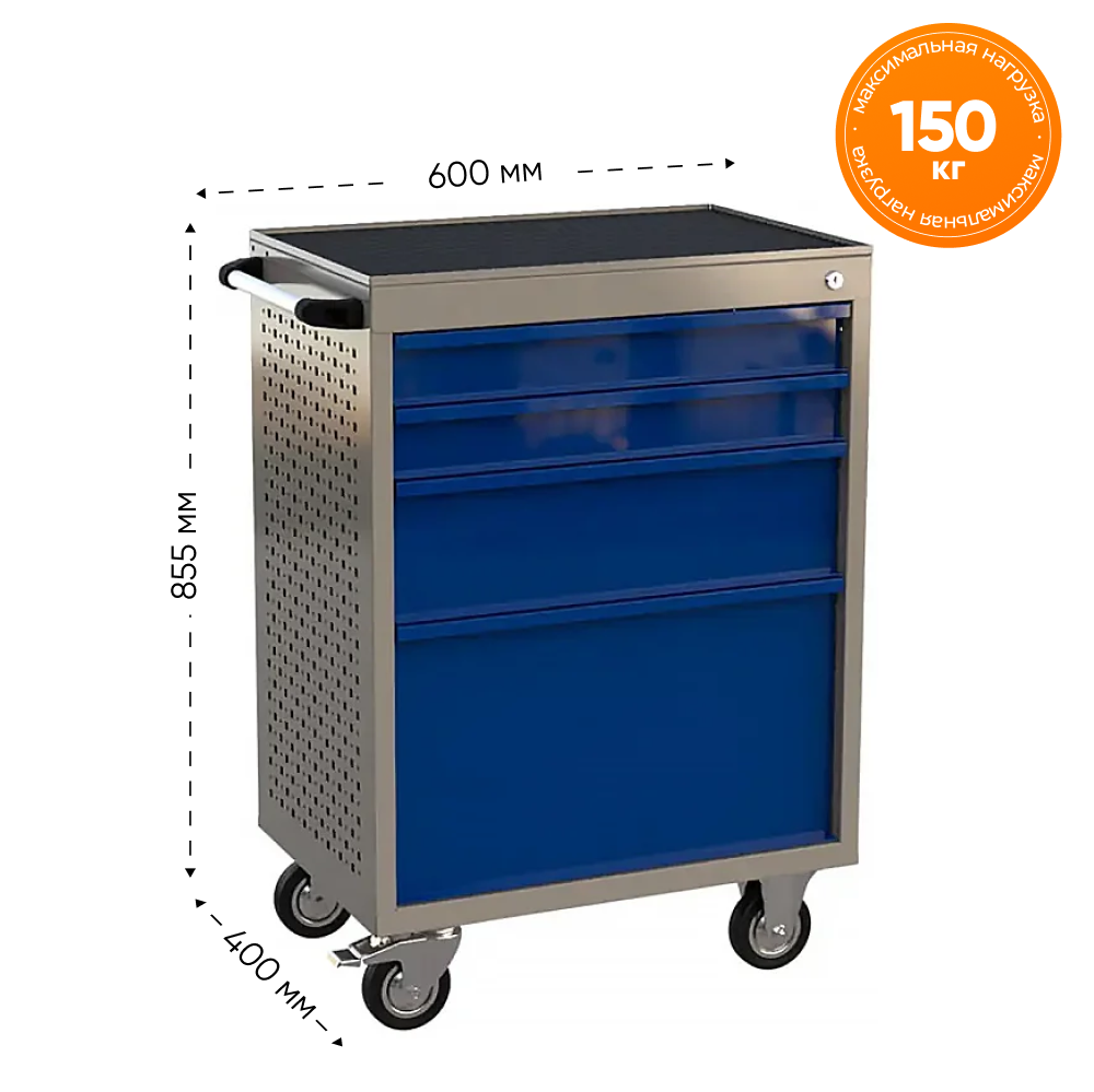 Изображение товара Ящик для инструментов на колёсах Ironmebel M-3519006197 400x600x855 мм