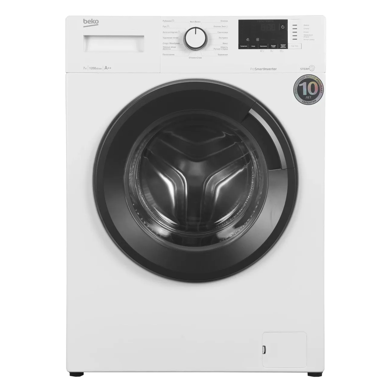 Изображение товара Стиральная машина BEKO WSRE7612XAWI 7 кг 1200 об/мин антрацит