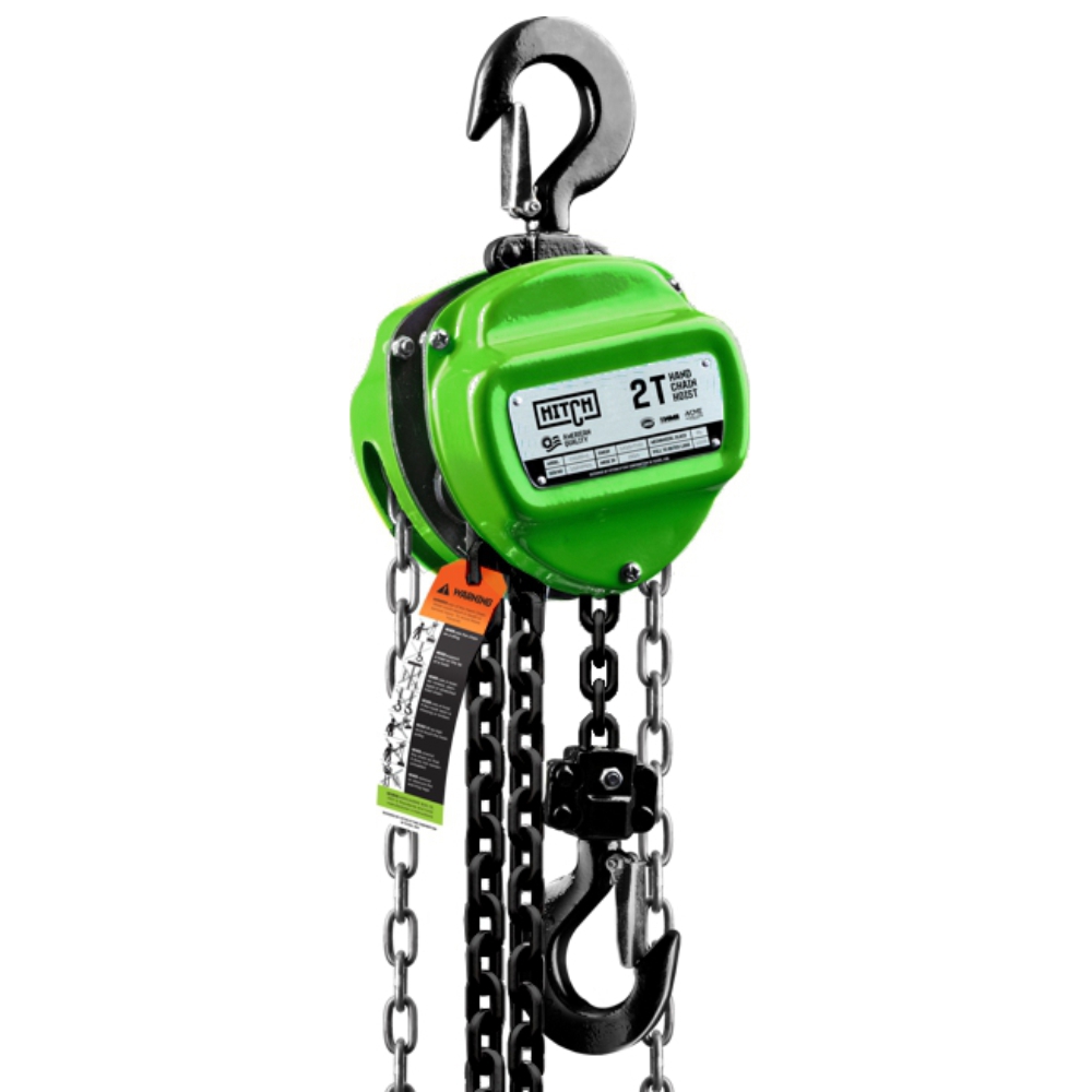 Изображение товара Лебедка ручная Hitch CH100 2000 кг с цепью 3 м и 6 м