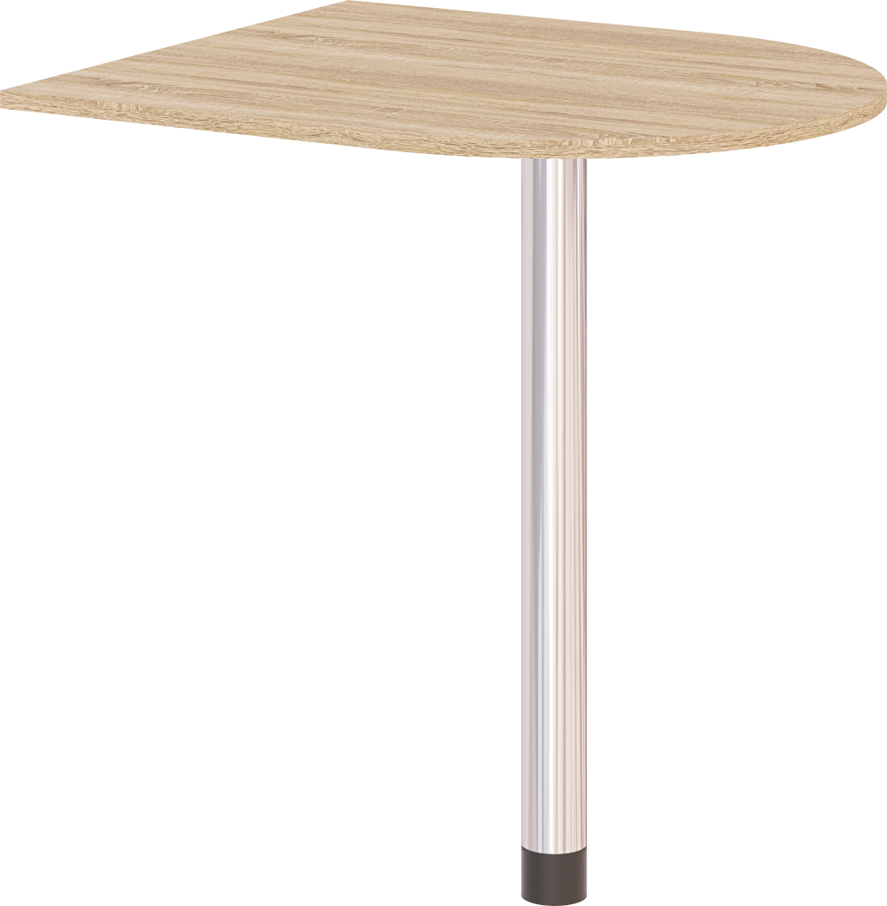 Изображение товара Брифинг-приставка А-06 Пирамида дуб сонома регулируемая на высоту для офиса и дома