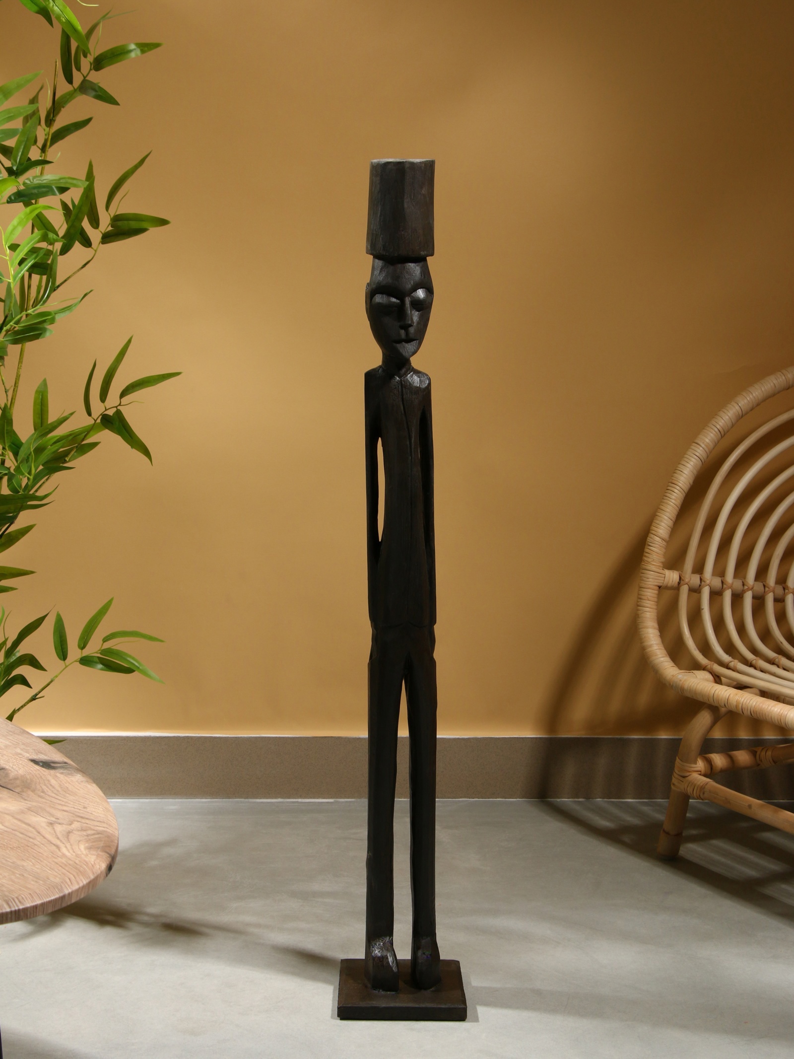 Изображение товара Истукан — декоративный предмет СИМА-ЛЕНД, дерево, Индонезия, 19x14x100 см