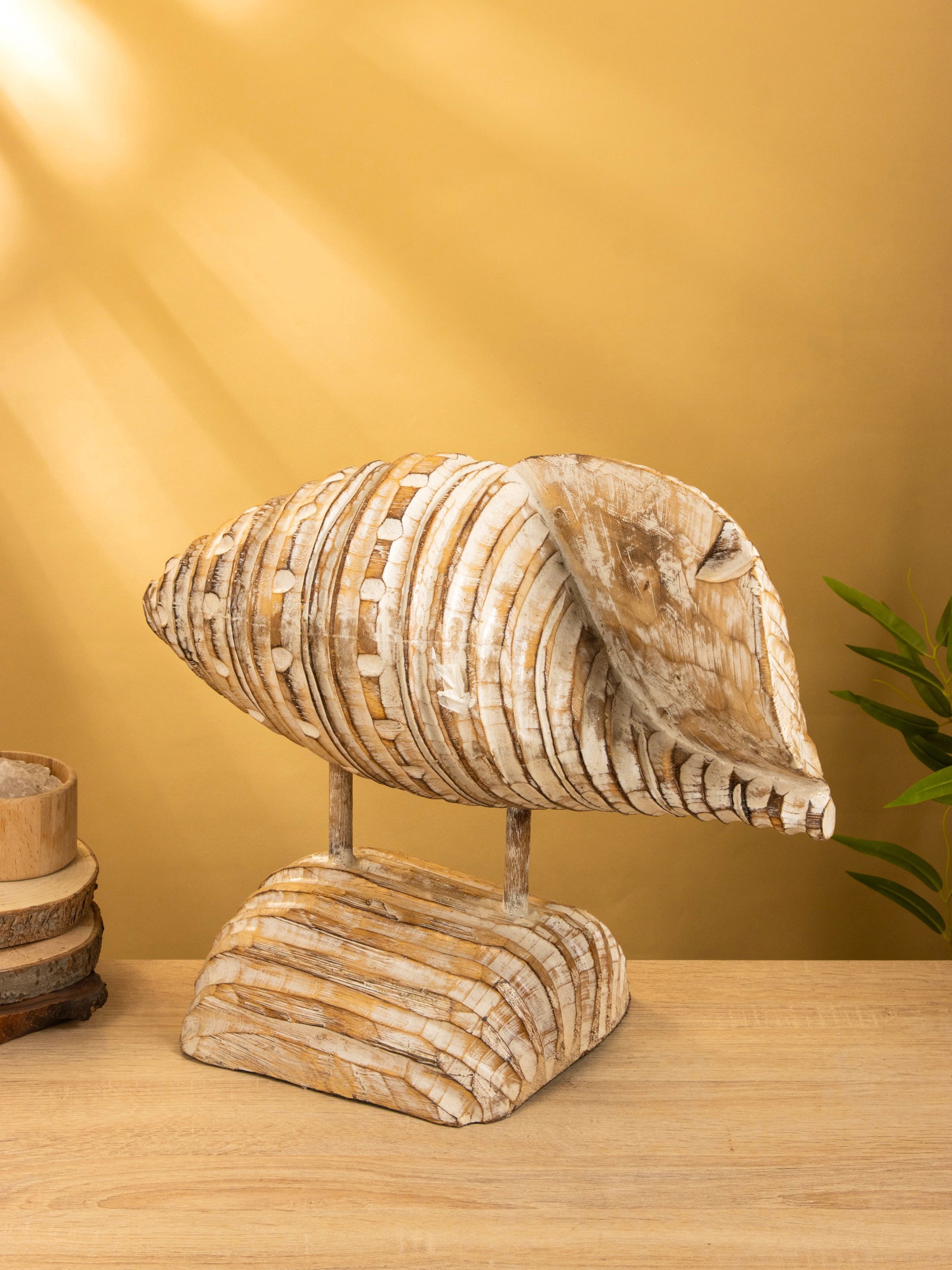 Изображение товара Декоративный предмет Сима-ленд Морская раковина дерево