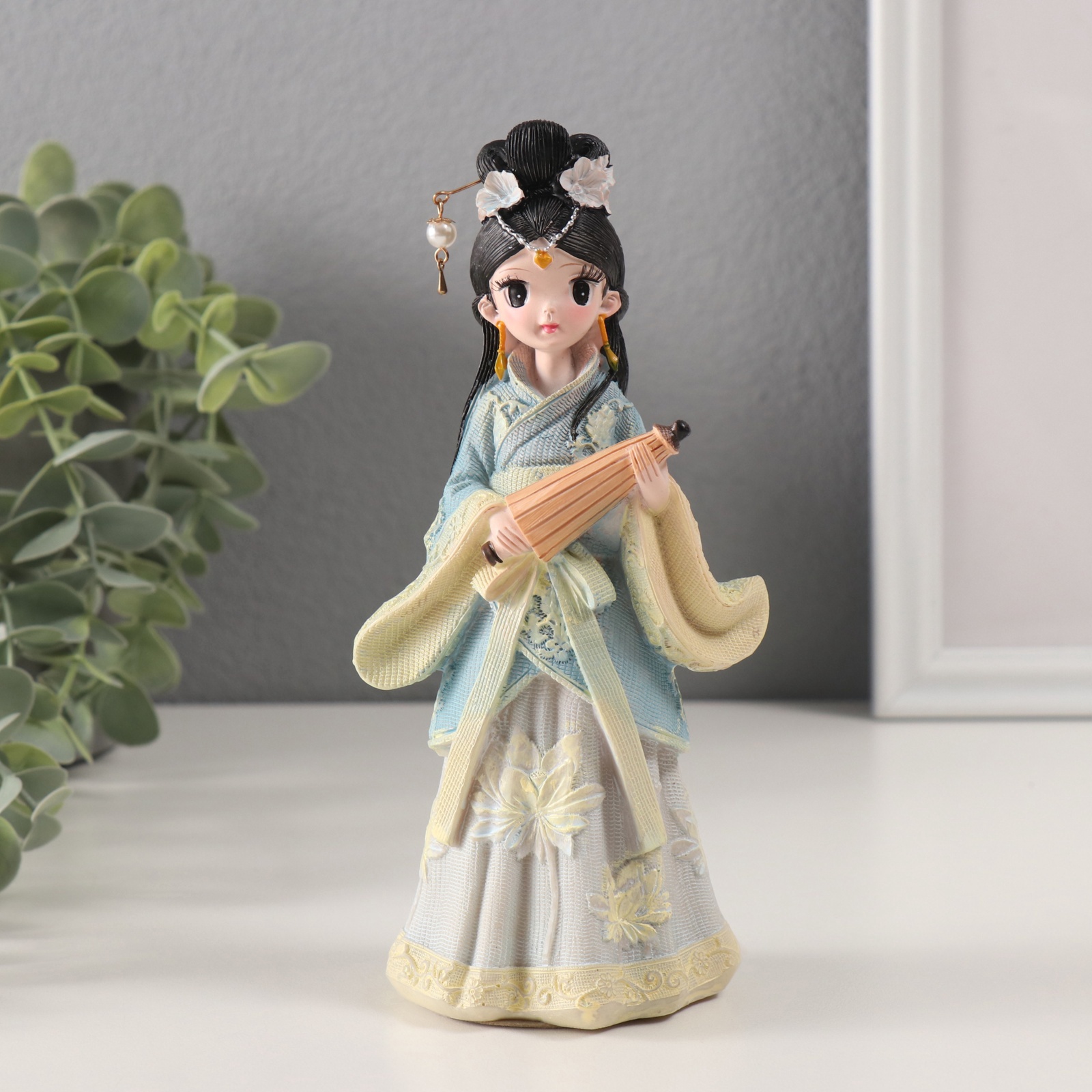 Изображение товара Девочка в кимоно Сима-ленд, голубой, декоративный предмет