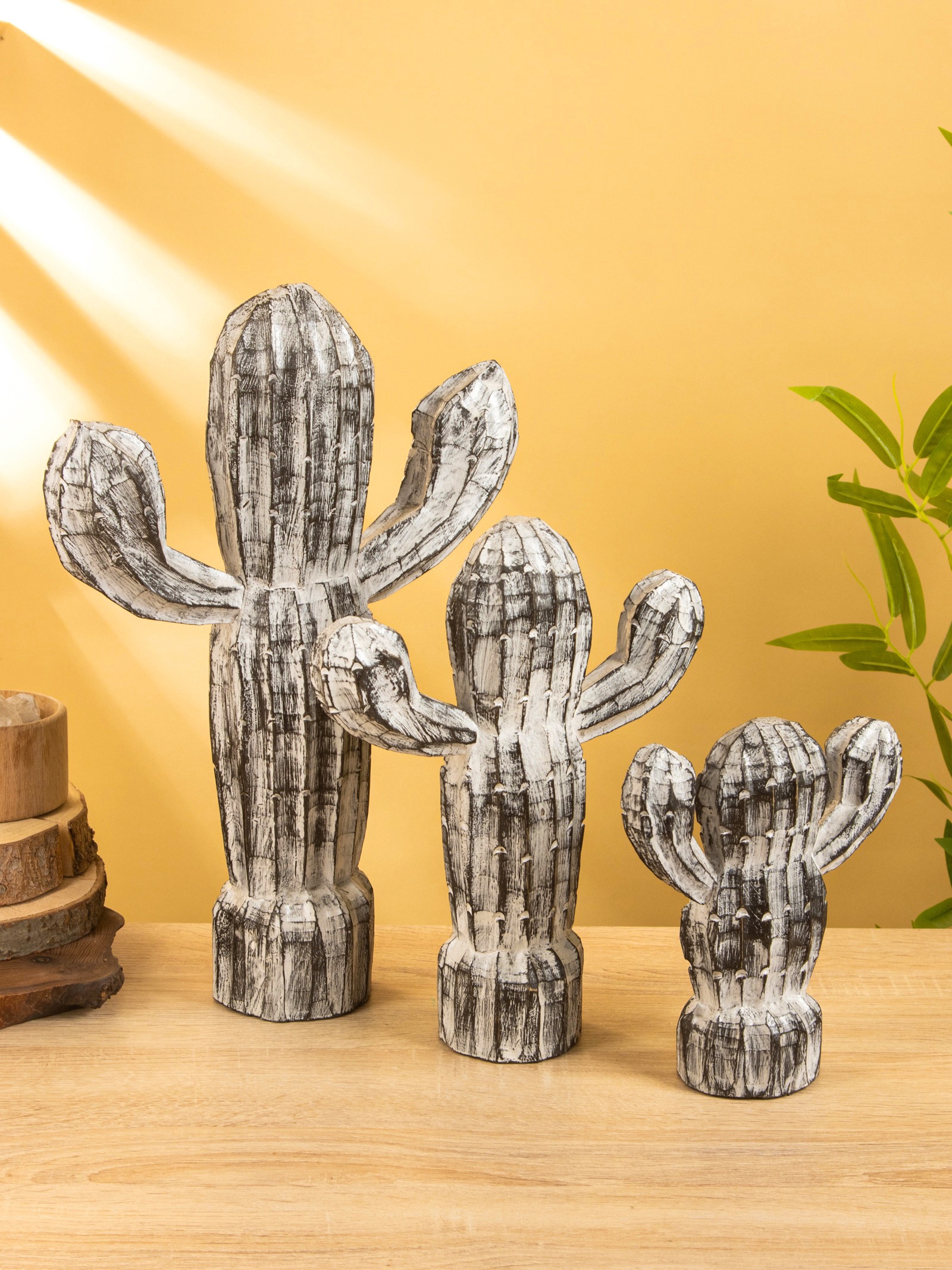 Изображение товара Декоративный предмет Сима-ленд Кактусы дерево H - 40.30 и 20 см