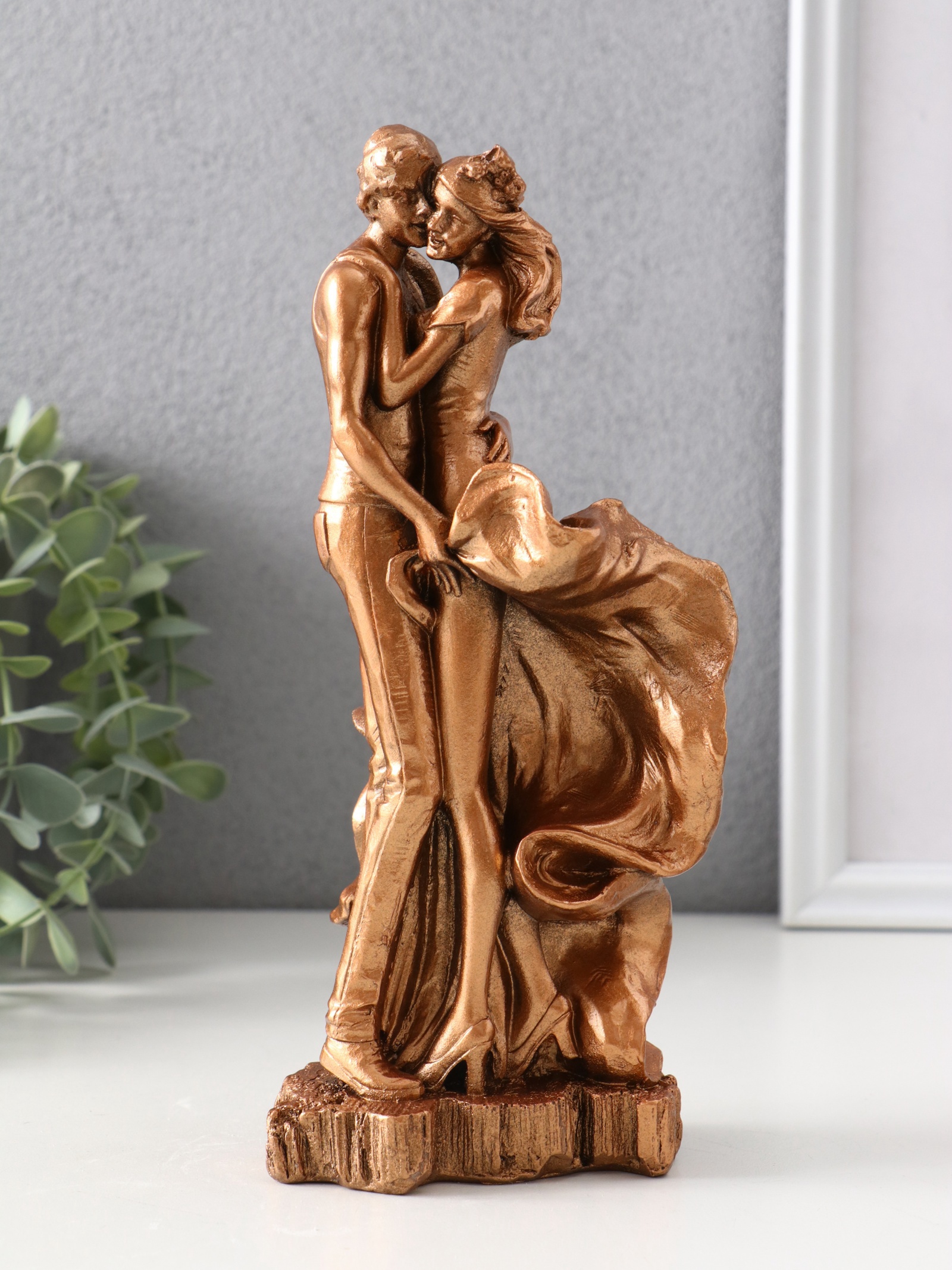 Изображение товара Декоративная фигура Танцующая пара — бронза, 22×10×8 см