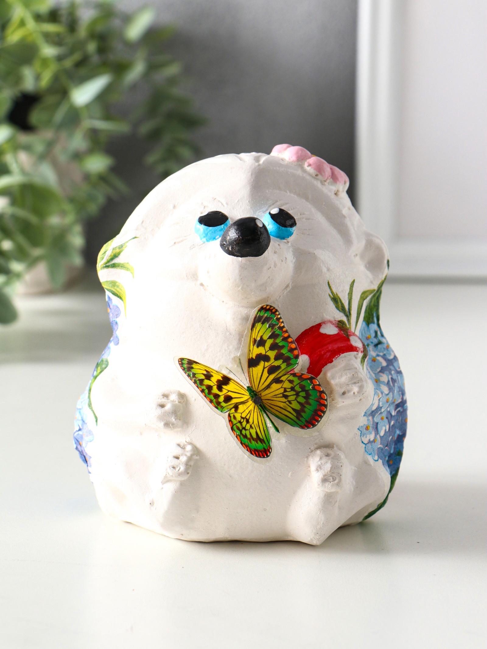 Изображение товара Декоративный предмет Ёж копилка 13x11,5x11 см