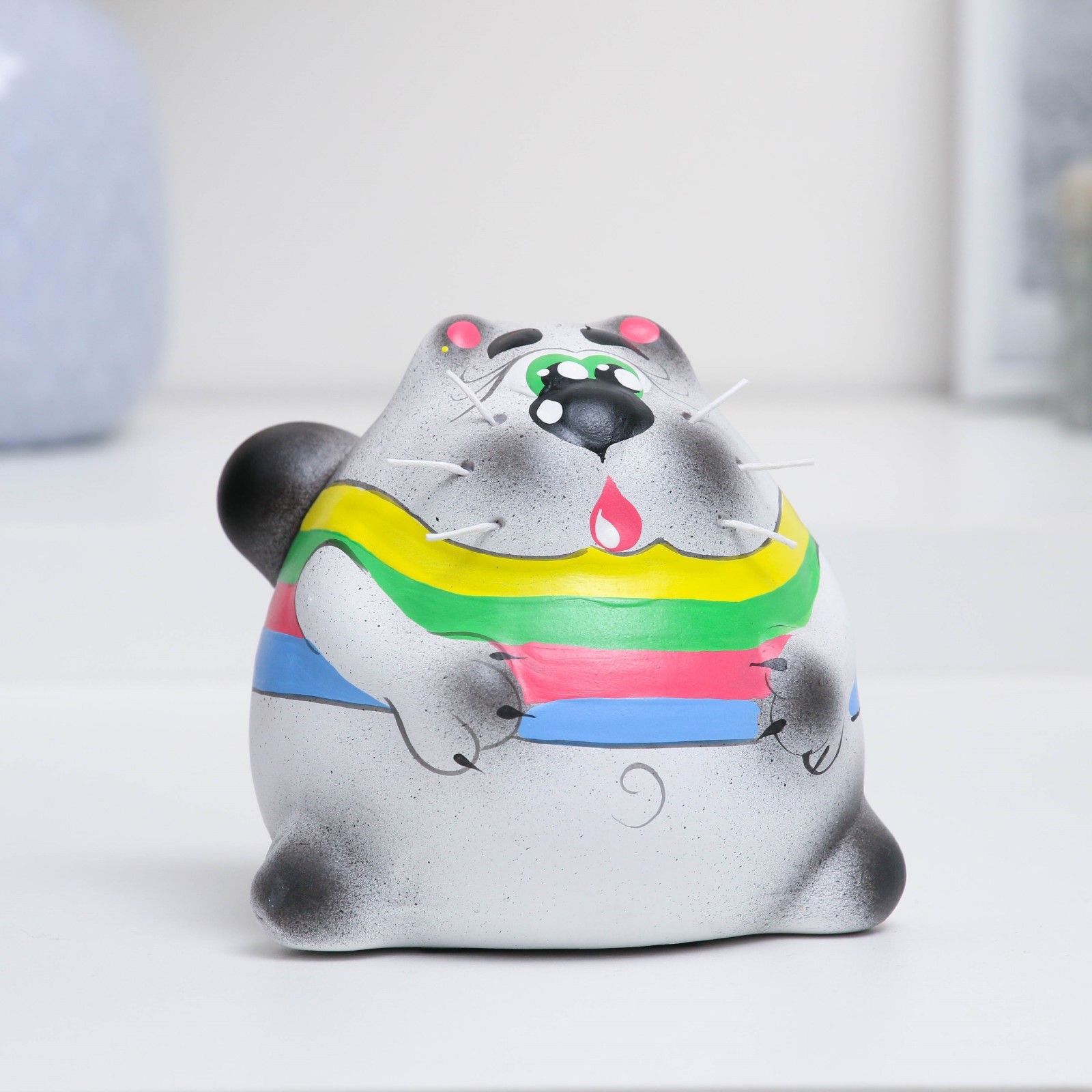 Изображение товара Копилка "Кот Матроскин" 9x11x10 см — декоративный предмет