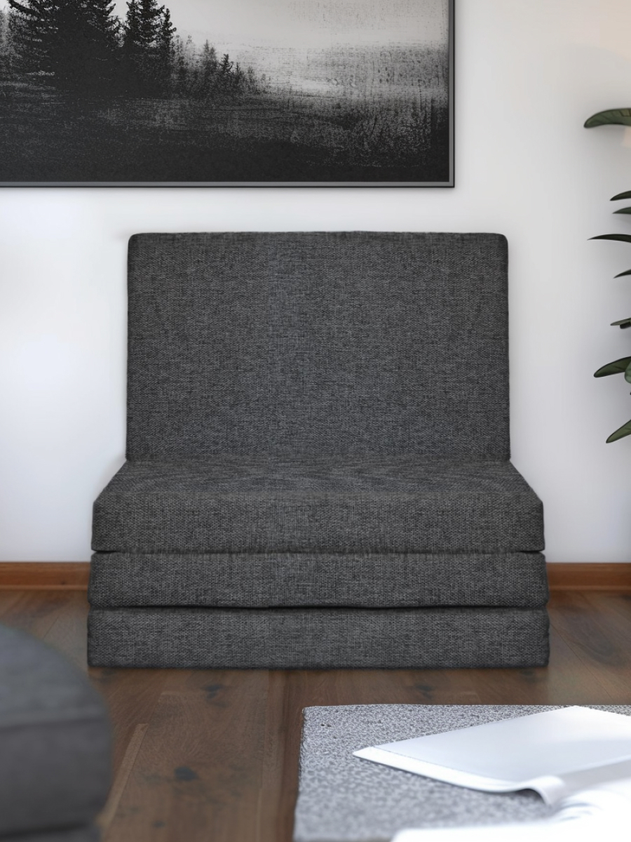 Изображение товара Диван раскладной Umattress 80x30x50 см рогожка темно-серый