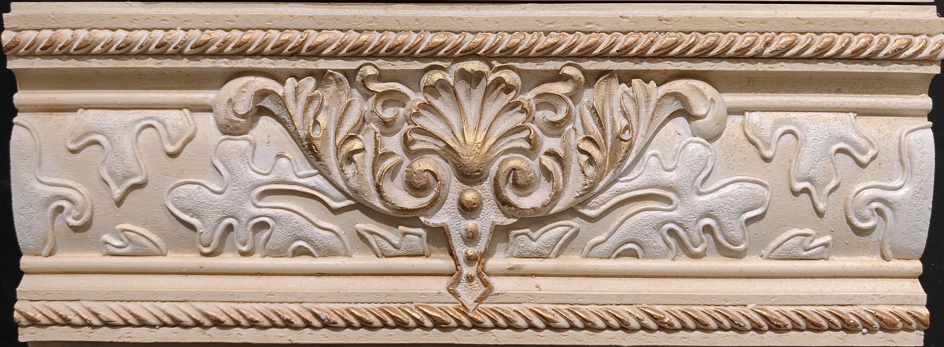 Изображение товара Керамическая настенная плитка Sal sapiente FLP 86018 Y 30x10см бежевый с орнаментом