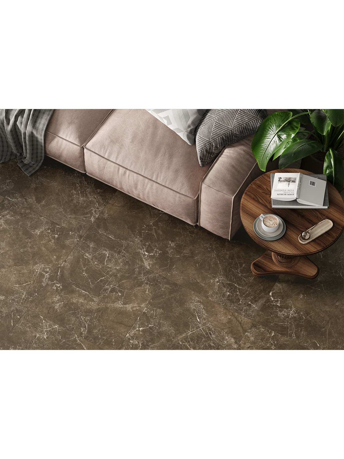 Изображение товара Керамогранит Alma ceramica Aparel GFU6060APL40L коричневый 60x60 см