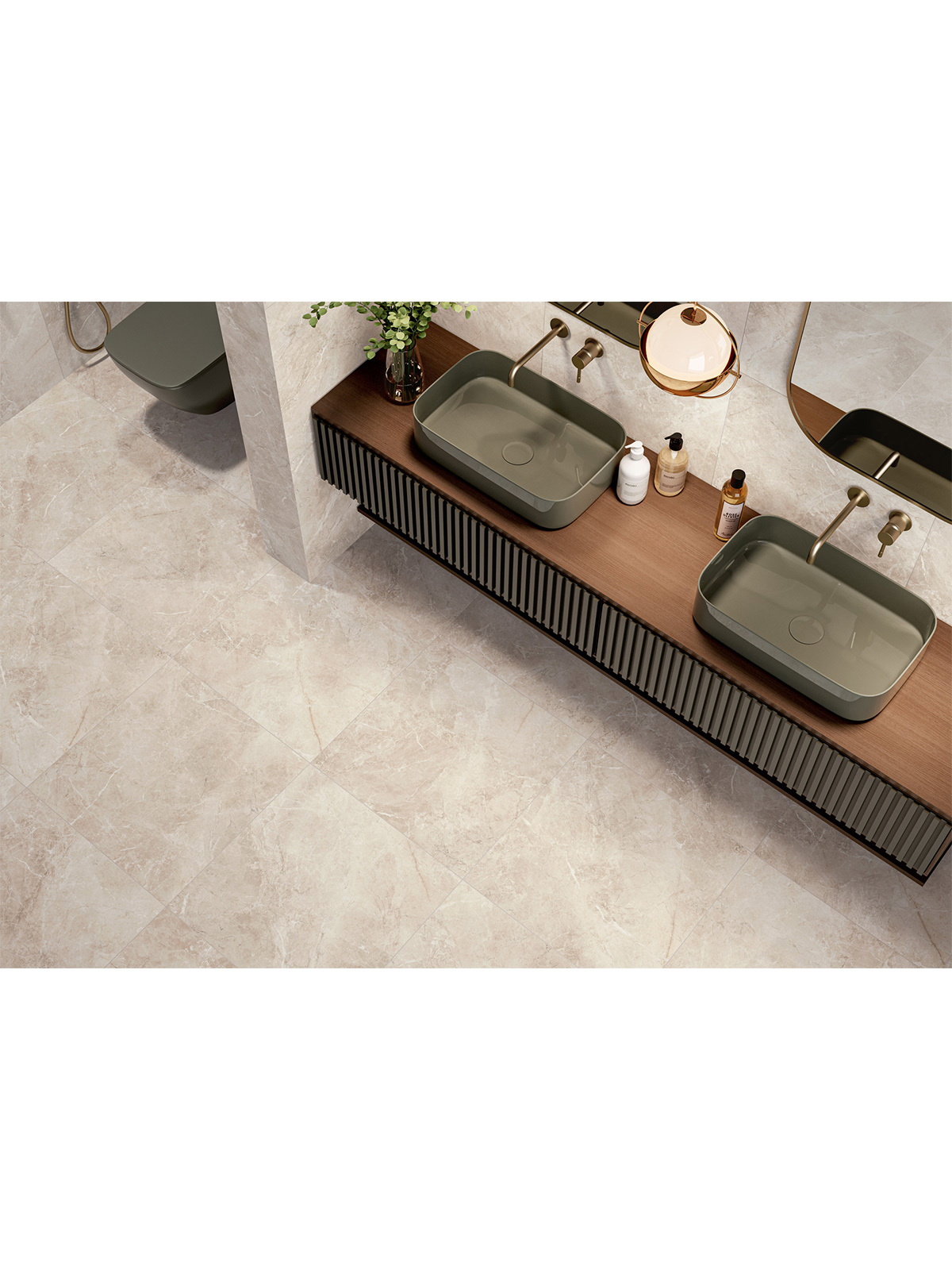 Изображение товара Керамогранит Alma ceramica Aparel 60x120 см бежевый эффект мрамора