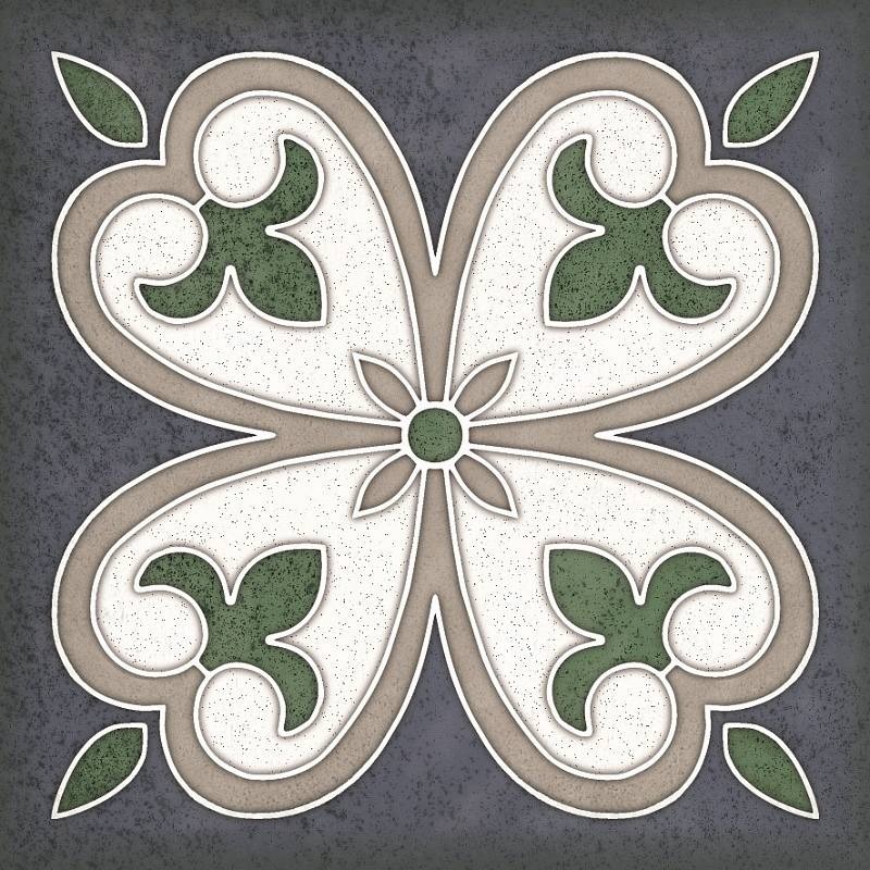 Изображение товара Керамическая плитка Kerlife 1439 15x15см цвет белый, синий