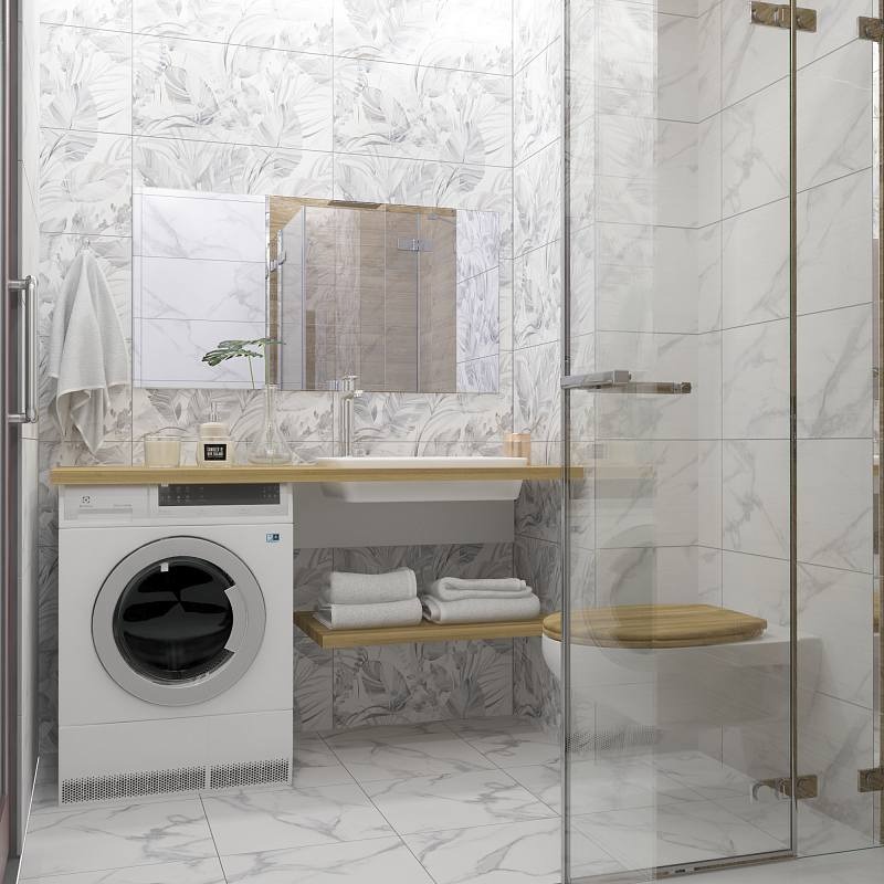 Изображение товара Керамическая плитка Kerlife 1519 63x31.5 см белая глянцевая