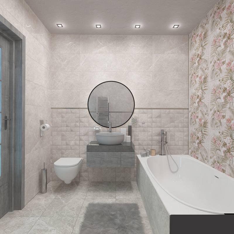 Изображение товара Керамическая настенная плитка Kerlife LIVORNO 1486 63x31.5 см бежевый мрамор