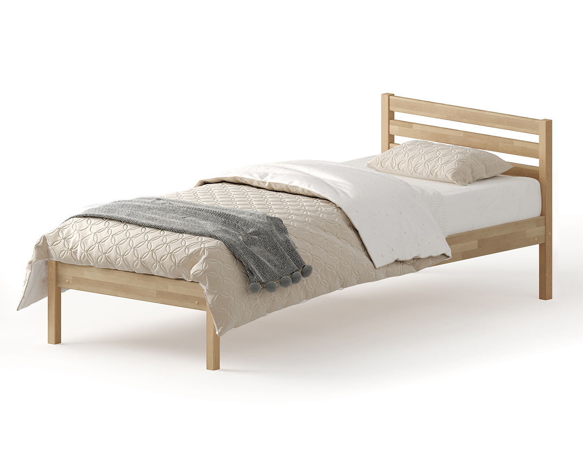 Изображение товара Кровать Домаклево Лето база 90x200 см цвет натуральный