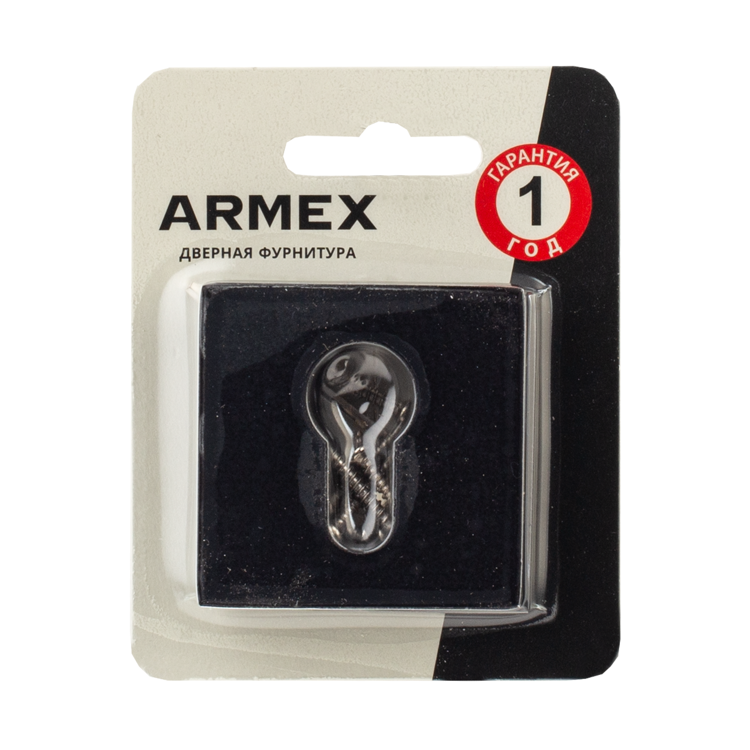 Накладка на цилиндр Armex DP-C-30 6x51 мм цвет черный матовый 2 шт. - 2