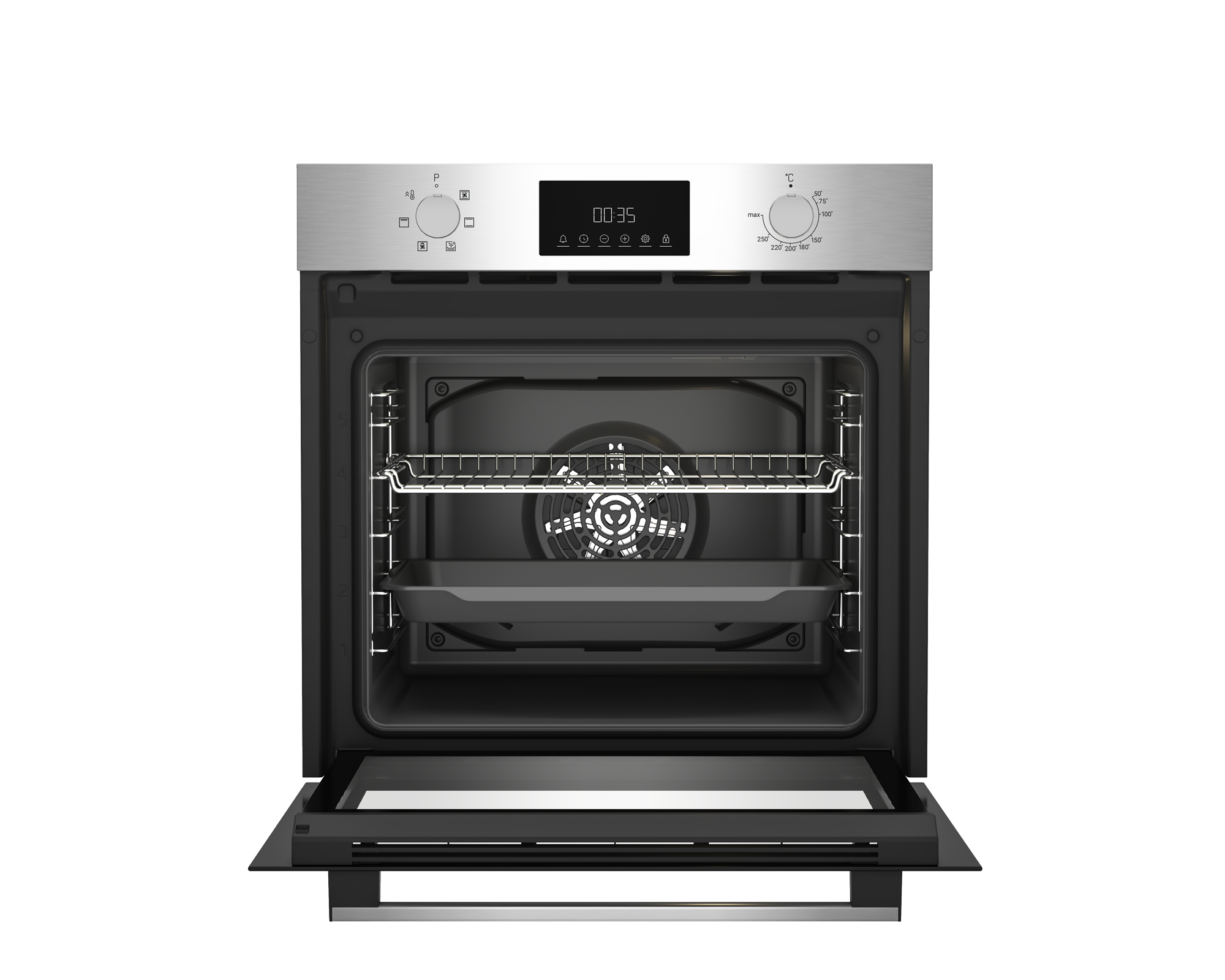 Электрический Духовой Шкаф Indesit Ibfte 3644 Ix 59.4x59.5 См Конвекция Цвет Нержавеющая Сталь - 3