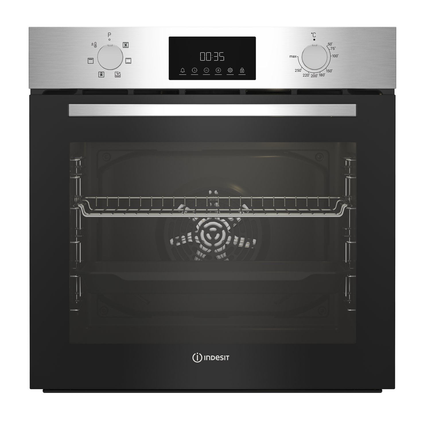 Электрический Духовой Шкаф Indesit Ibfte 3644 Ix 59.4x59.5 См Конвекция Цвет Нержавеющая Сталь - 1
