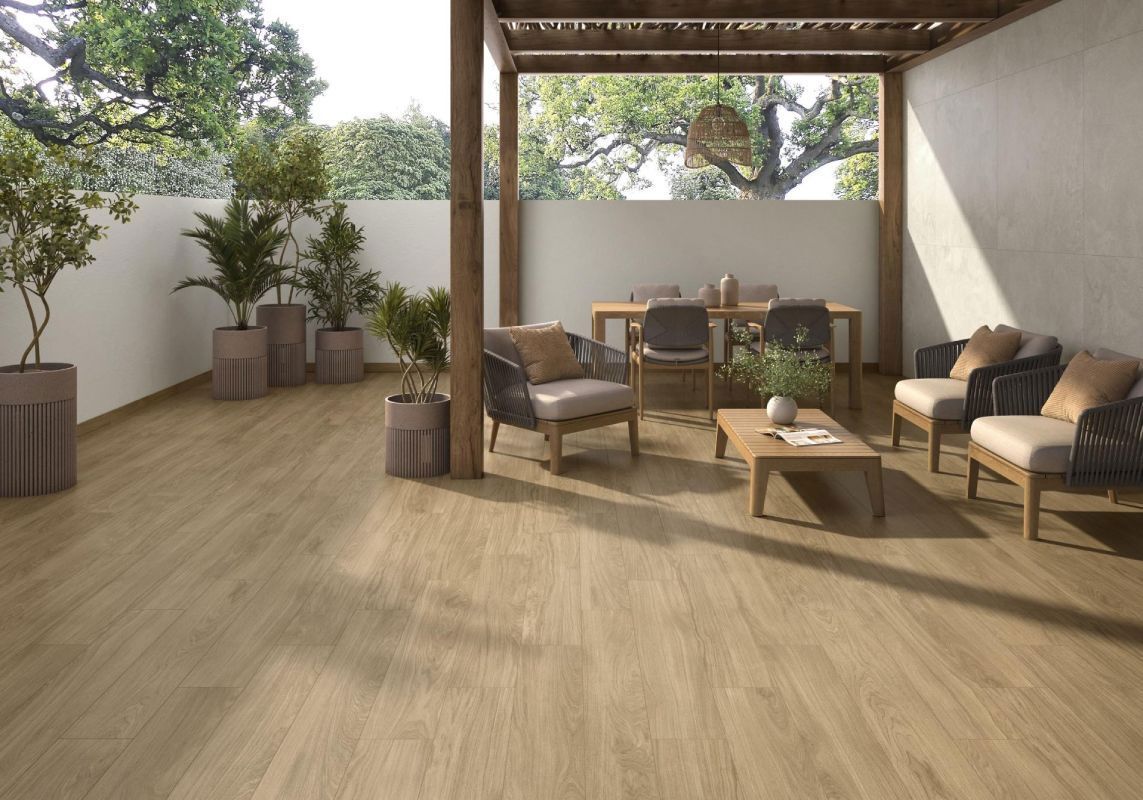 Изображение товара Керамогранит Pamesa ceramica Kalon Roble 120x20см цвет коричневый