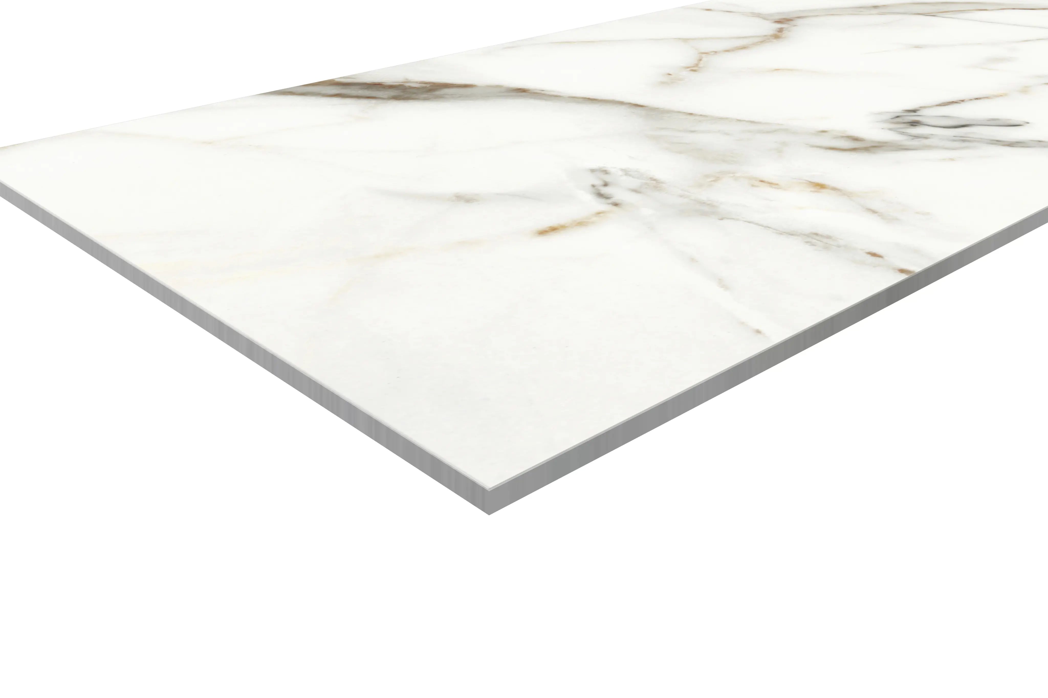 Стеновая панель Calacatta Snow 240x0.4x60 см АКП цвет белый - 1