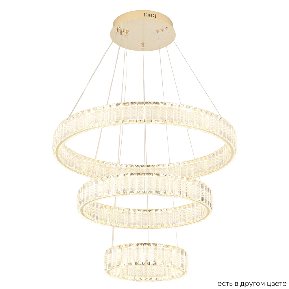 Изображение товара Светильник подвесной светодиодный Crystal lux Musika sp150w led gold 50 м² нейтральный белый свет цвет золото