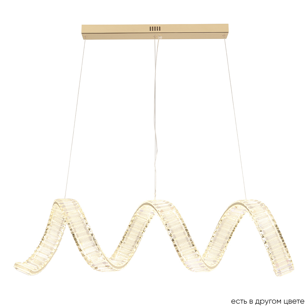 Изображение товара Подвесной светодиодный светильник Crystal Lux Musika sp100w 1200 мм золото для 33 м²