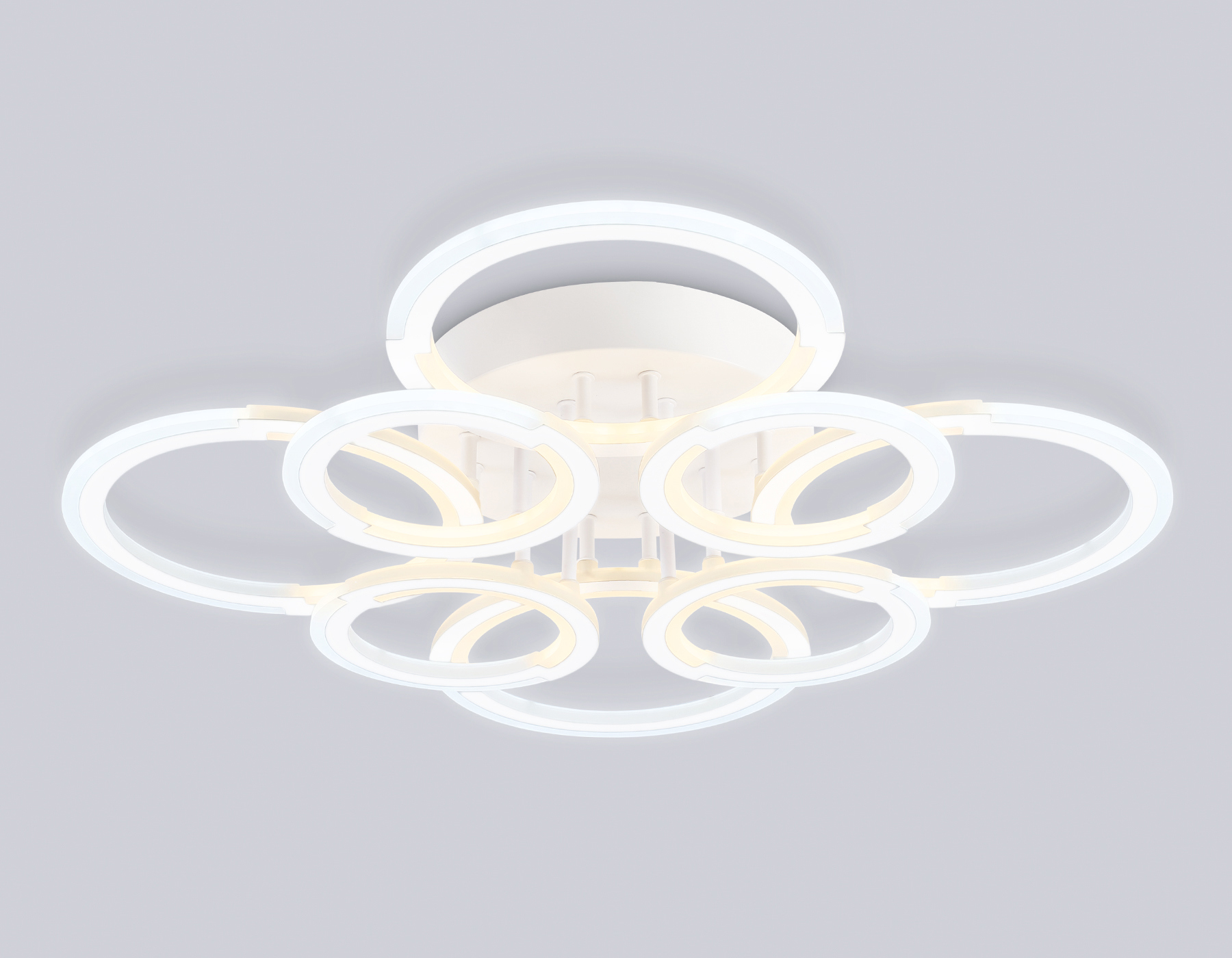 Изображение товара Люстра потолочная светодиодная Ambrella light Acrylica Fa8945 35 м² нейтральный белый свет цвет белый