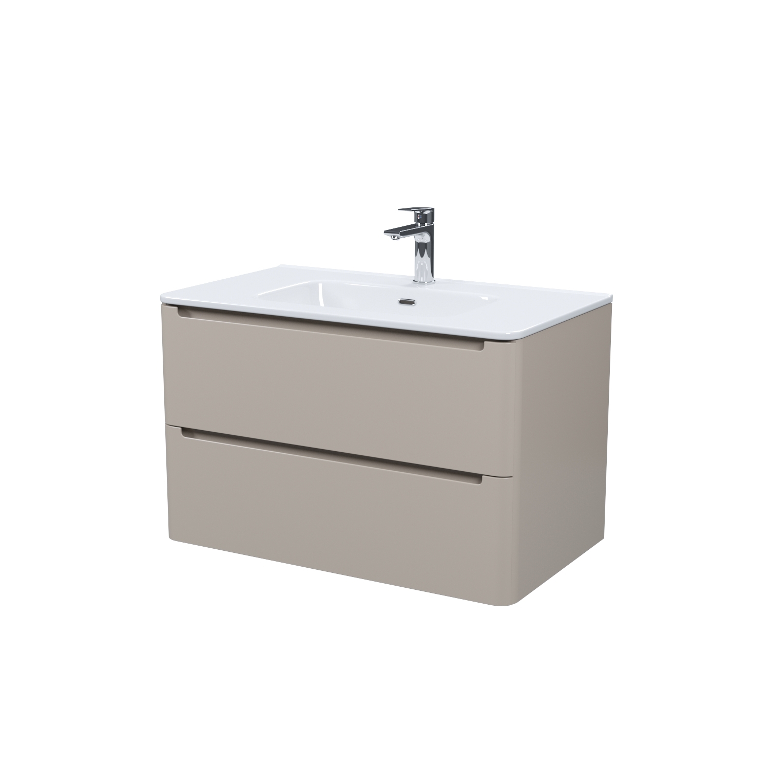 Изображение товара Подвесная тумба с раковиной Iddis Edifice EDI80C0i95K, 80 см, капучино