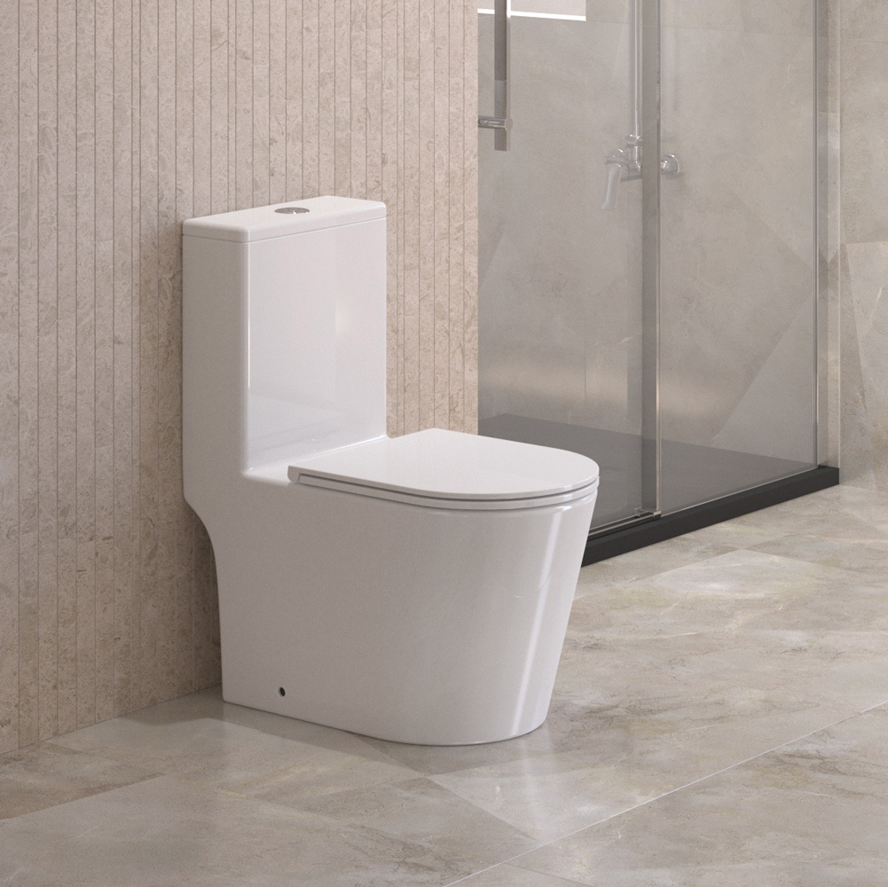 Изображение товара Унитаз-моноблок Belbagno TRE BB673CP-MN-TOR/SC с системой смыва ТОРНАДО