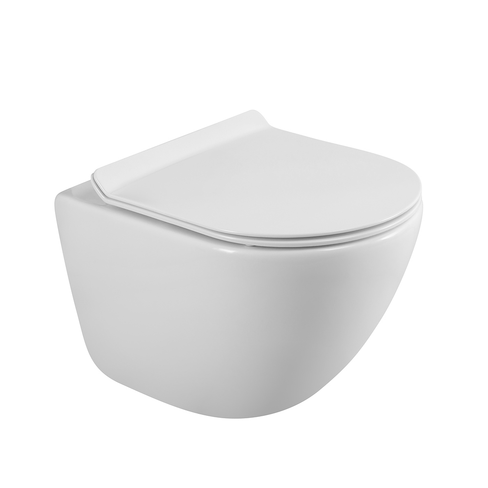 Изображение товара Унитаз подвесной безободковый BelBagno Amanda BB051CHR/BB076SC