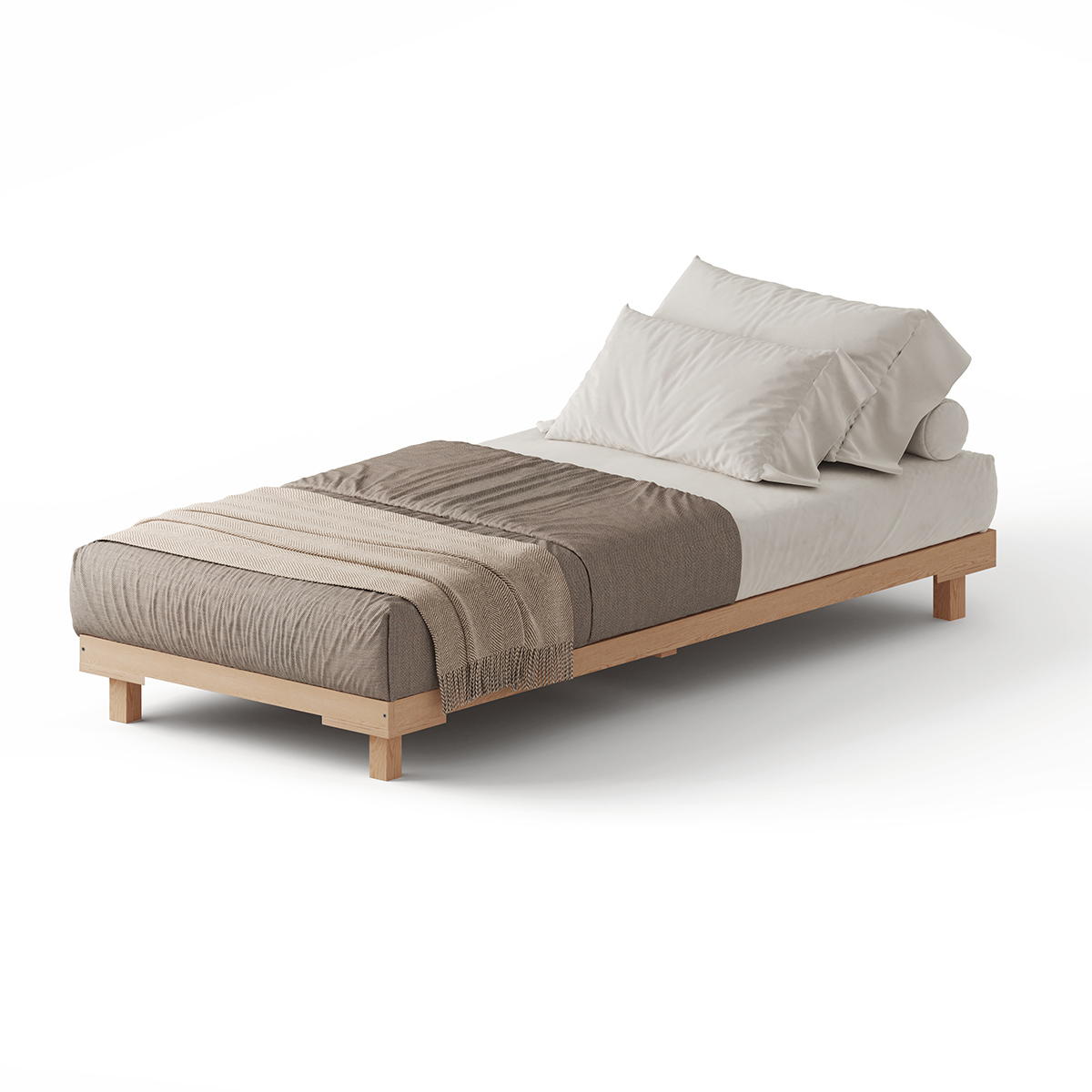 Изображение товара Кровать-подиум Домаклево Сакура 90x190 см деревянная бежевое изделие Россия Изображение товара Кровать-подиум Домаклево Сакура 90x190 см деревянная бежевое изделие Россия