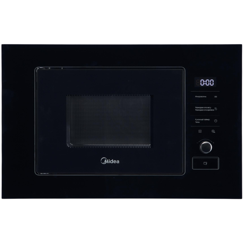 Изображение товара Встраиваемая микроволновая печь Midea MI92170GB 17 л черный стильный дизайн