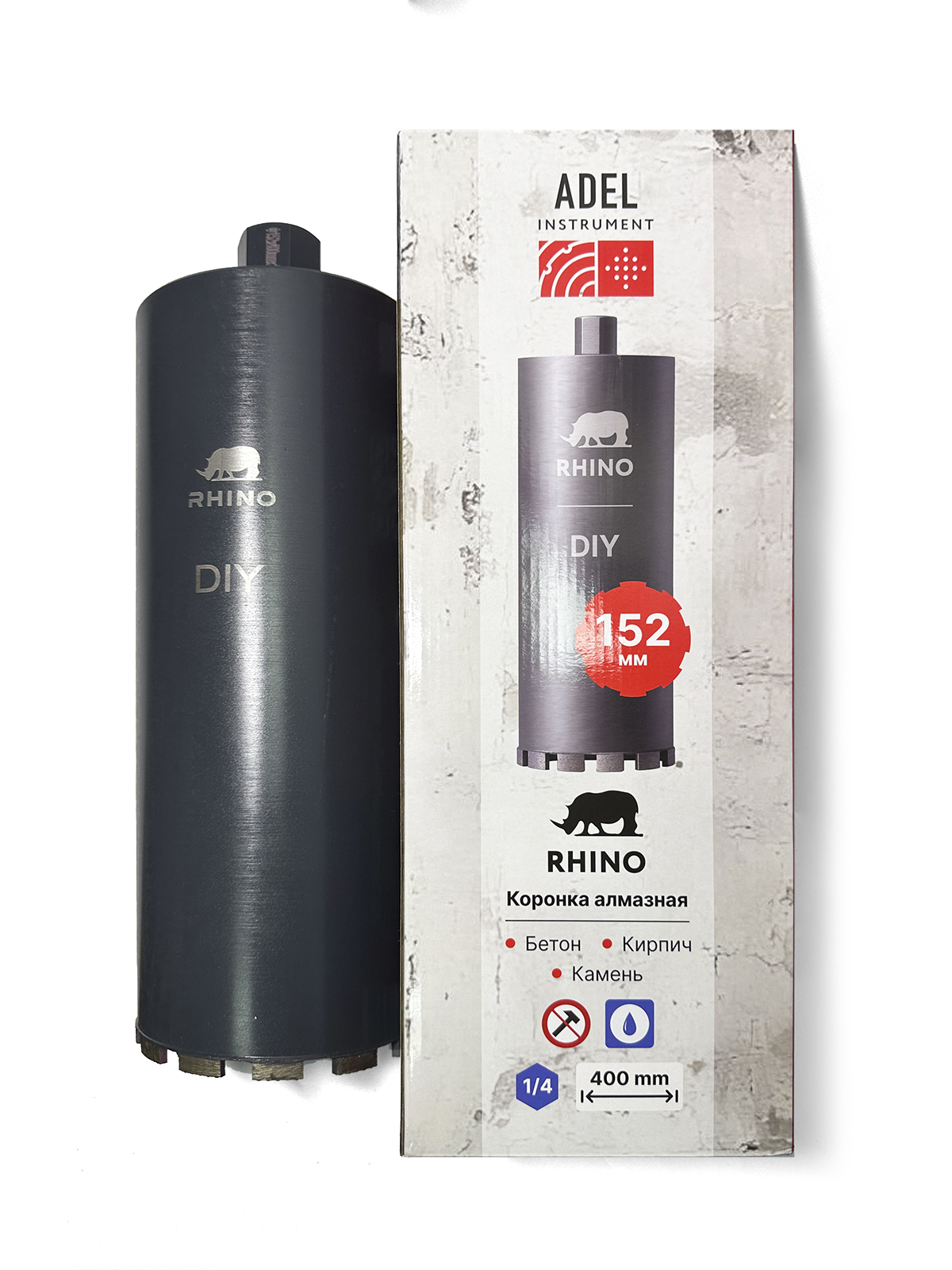 Изображение товара Алмазная коронка Adel Instrument Rhino AI-1105300201 152x400 мм