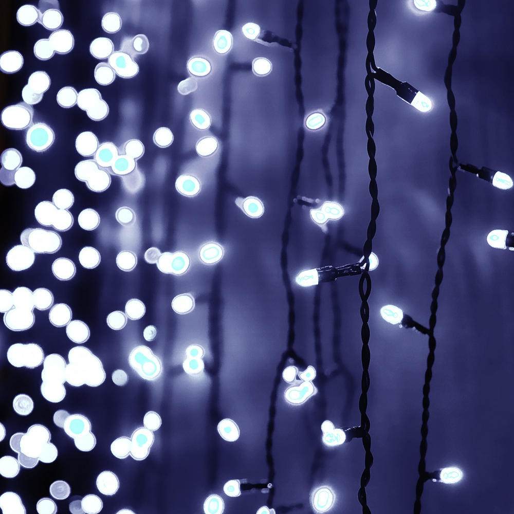 Изображение товара Электрогирлянда Sh lights RB-OLDCL625-TW-E занавес 625 ламп 2x1.5 м белый