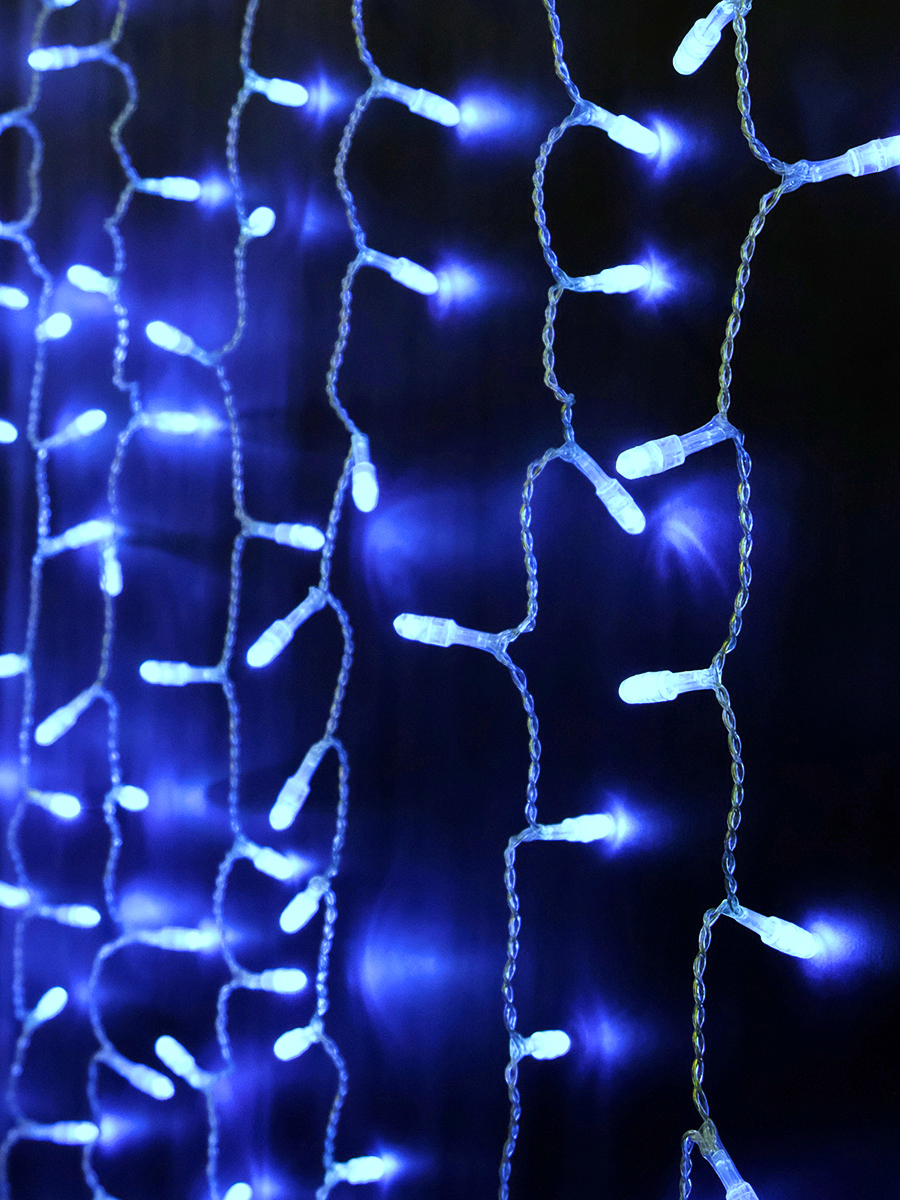 Изображение товара Электрогирлянда Sh lights OLDCL500-B-E занавес 500 ламп синяя наружная и внутренняя