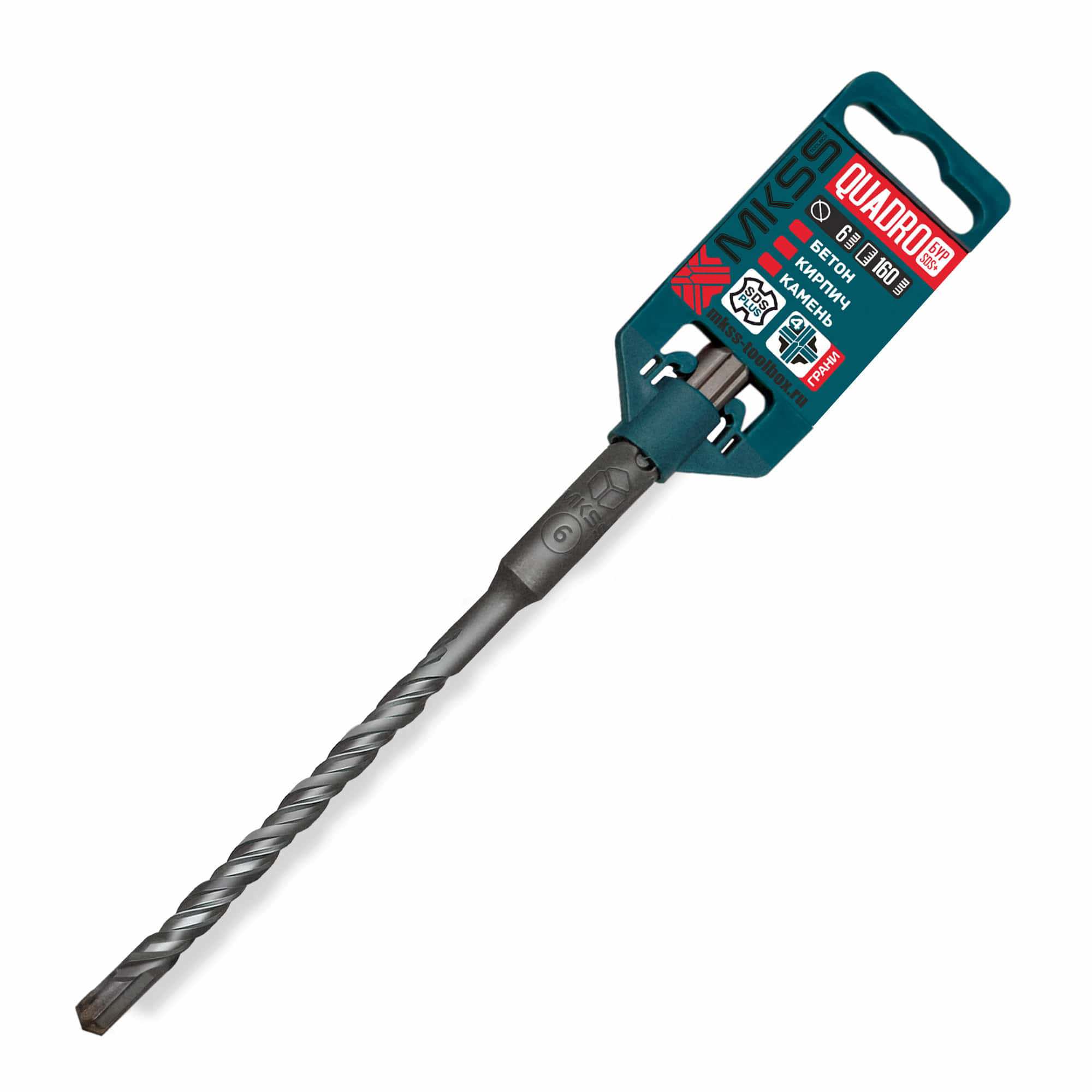 Изображение товара Бур по бетону MKSS TOOLBOX QS06160, 6x160 мм