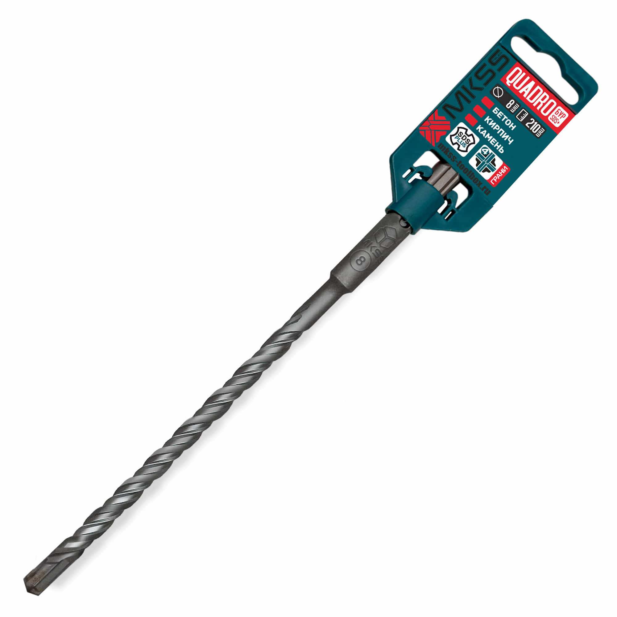 Изображение товара Бур по бетону Mkss Toolbox QS08210, 8x210 мм Изображение товара Бур по бетону Mkss Toolbox QS08210, 8x210 мм