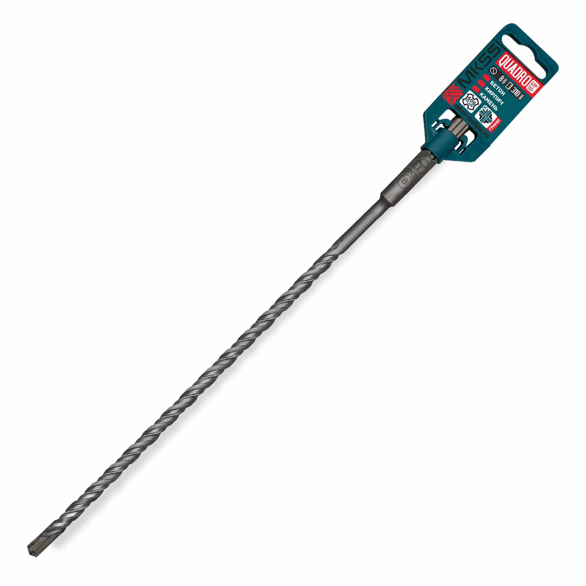 Изображение товара Бур MKSS TOOLBOX QS08310 8x310 мм Изображение товара Бур MKSS TOOLBOX QS08310 8x310 мм
